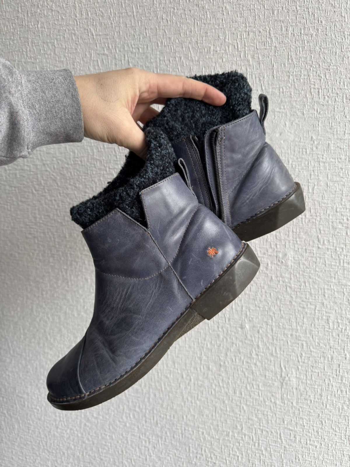 Vintage 🔻Vintage ART* leather avant-garde boots wmns unisex Size US 8.5 / IT 38.5 - 3 Thumbnail