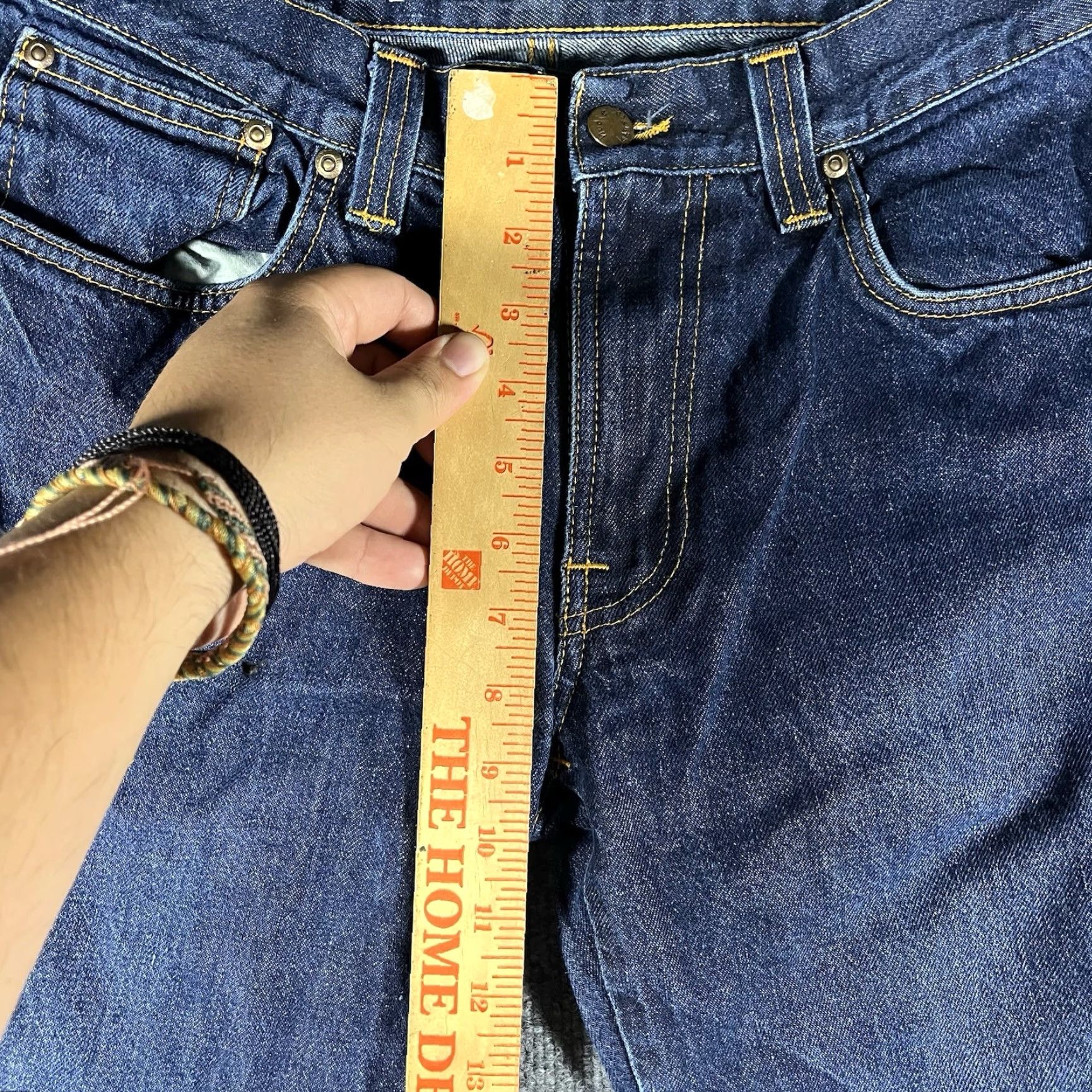 Denime Nudie Jeans Slim Denim Jeans - Men's 33x34 Blue Organic Cotton NJ3467 - Slim Straight Fit, Regular, 34 Inseam Size US 33 - 3 Thumbnail