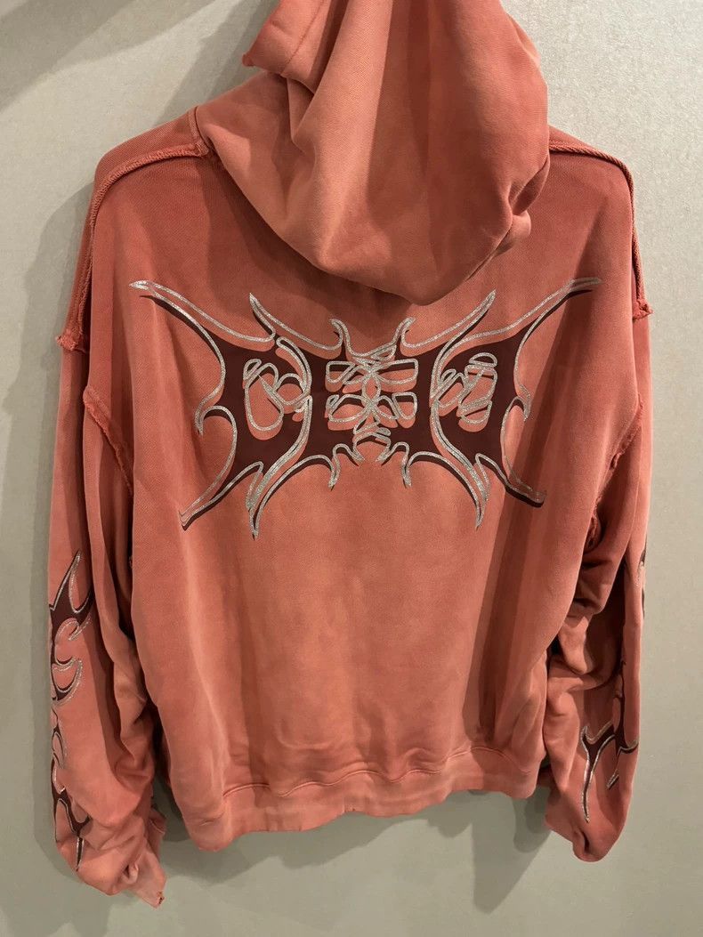 Balenciaga CEEC Pink Sparkle Letter Hoodie Size US M / EU 48-50 / 2 - 2 Thumbnail