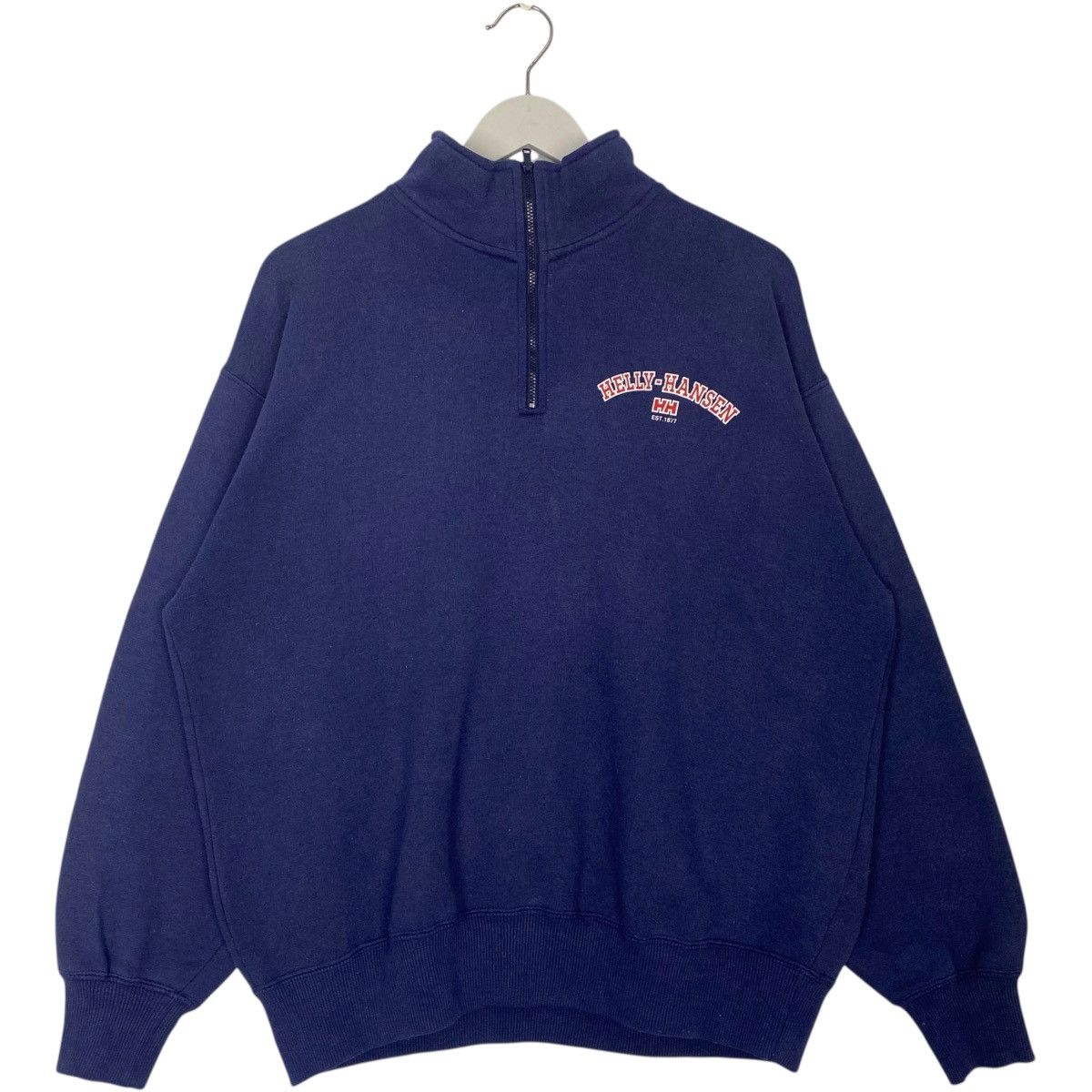 Vintage Vintage Helly Hansen Printed Crewneck Sweatshirt Blue Size L Size US L / EU 52-54 / 3 - 1 Thumbnail
