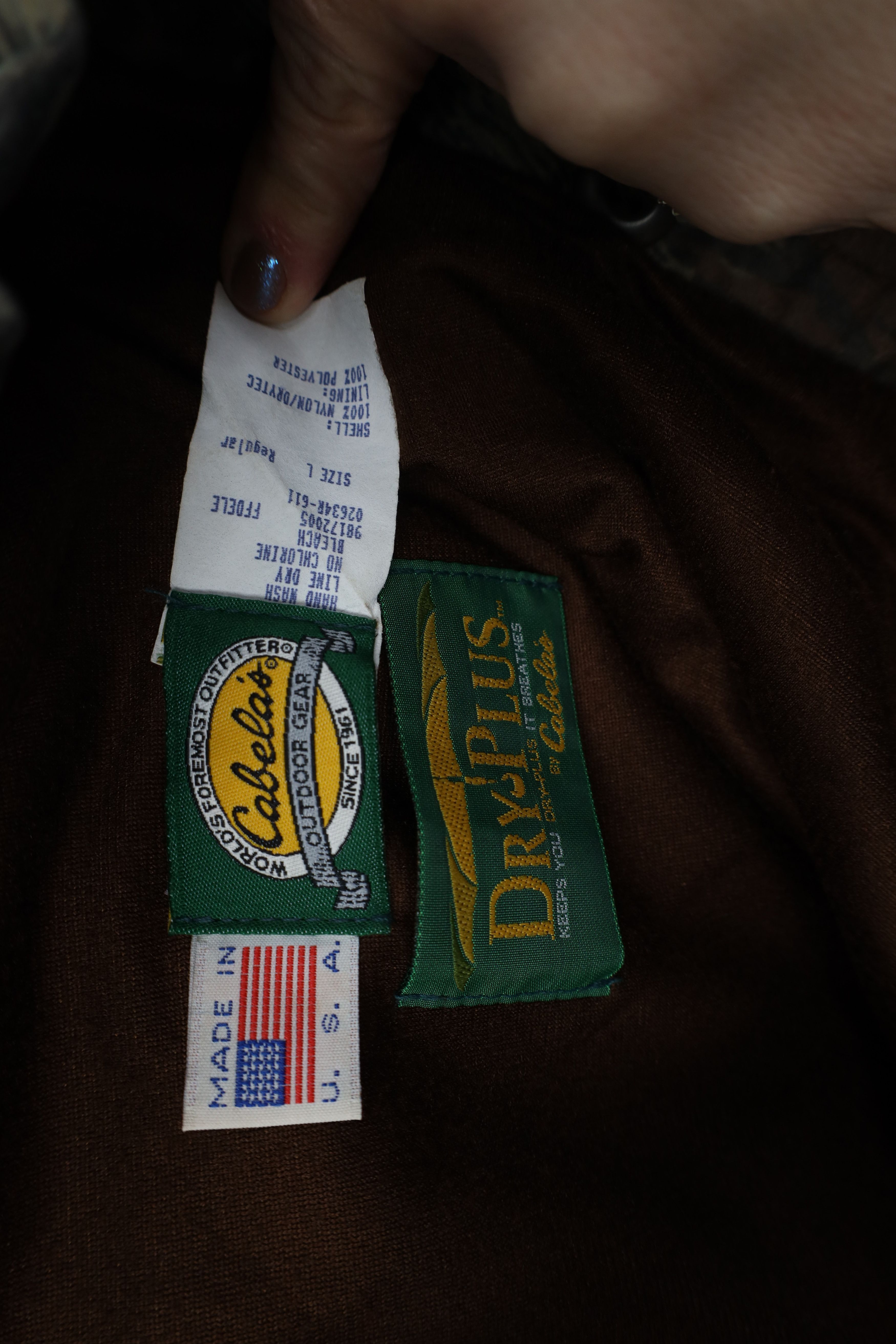 Cabelas Vintage 90s Cabelas Chamois Cloth Camouflage Wide Leg Pants Size US 36 / EU 52 - 10 Thumbnail