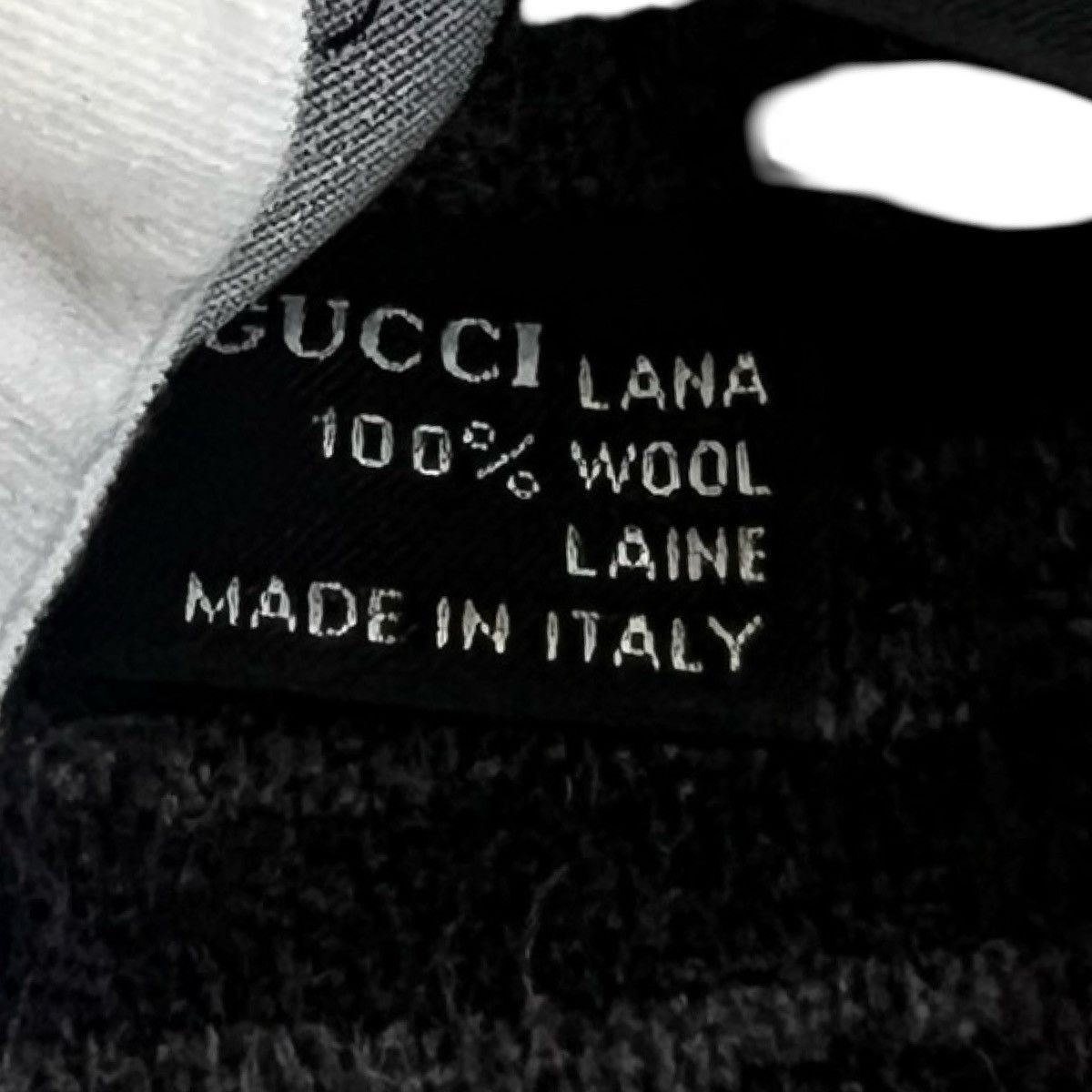 Gucci GUCCI GG Monogram Bicolor Wool Scarf Size ONE SIZE - 5 Thumbnail