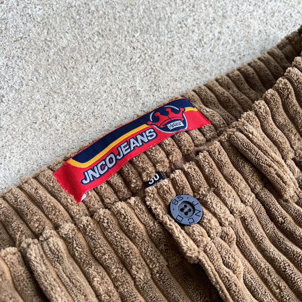 Crazy Vintage Y2K JNCO Brown corduroy baggy wide leg pants