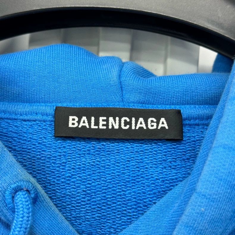 Balenciaga Balenciaga Klein blue mailbox hoodie Size US M / EU 48-50 / 2 - 4 Thumbnail