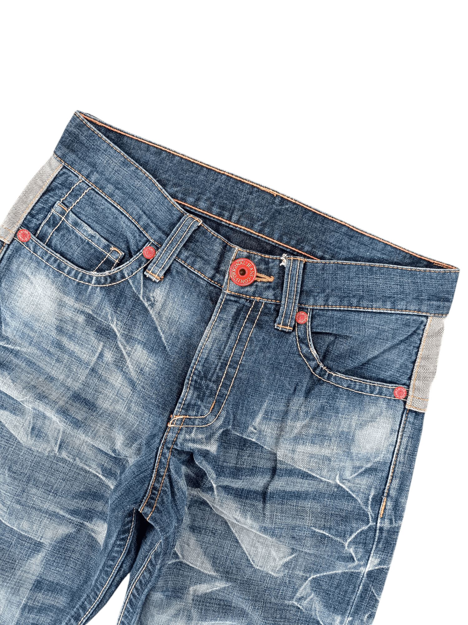 Japanese Brand Steals‼️Vintage Co&Lu 56 Big Logo Japanese Denim Jeans Size US 30 / EU 46 - 9 Thumbnail