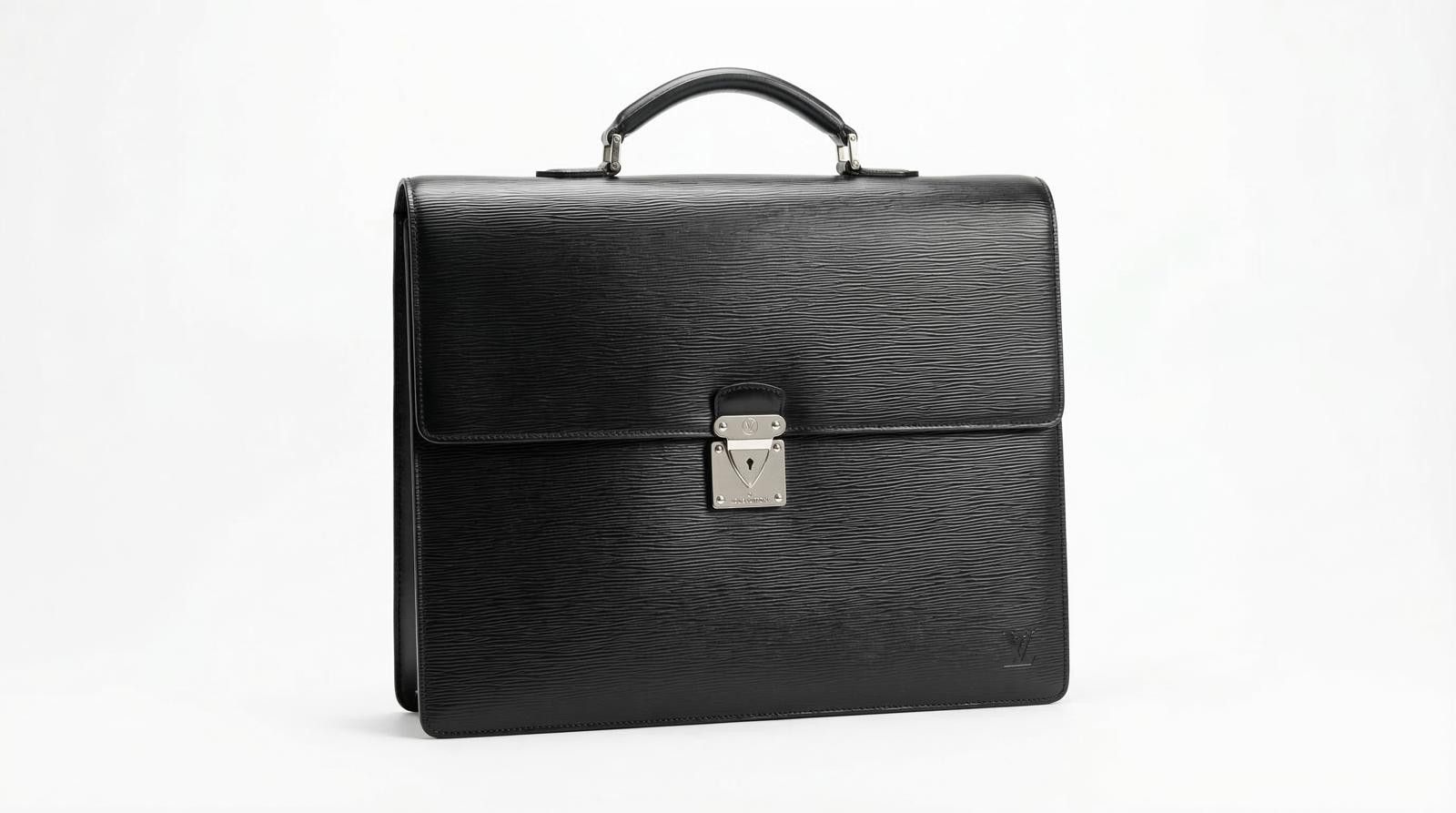 Louis Vuitton Louis Vuitton - Epi Leather Briefcase Black Size ONE SIZE - 1 Thumbnail