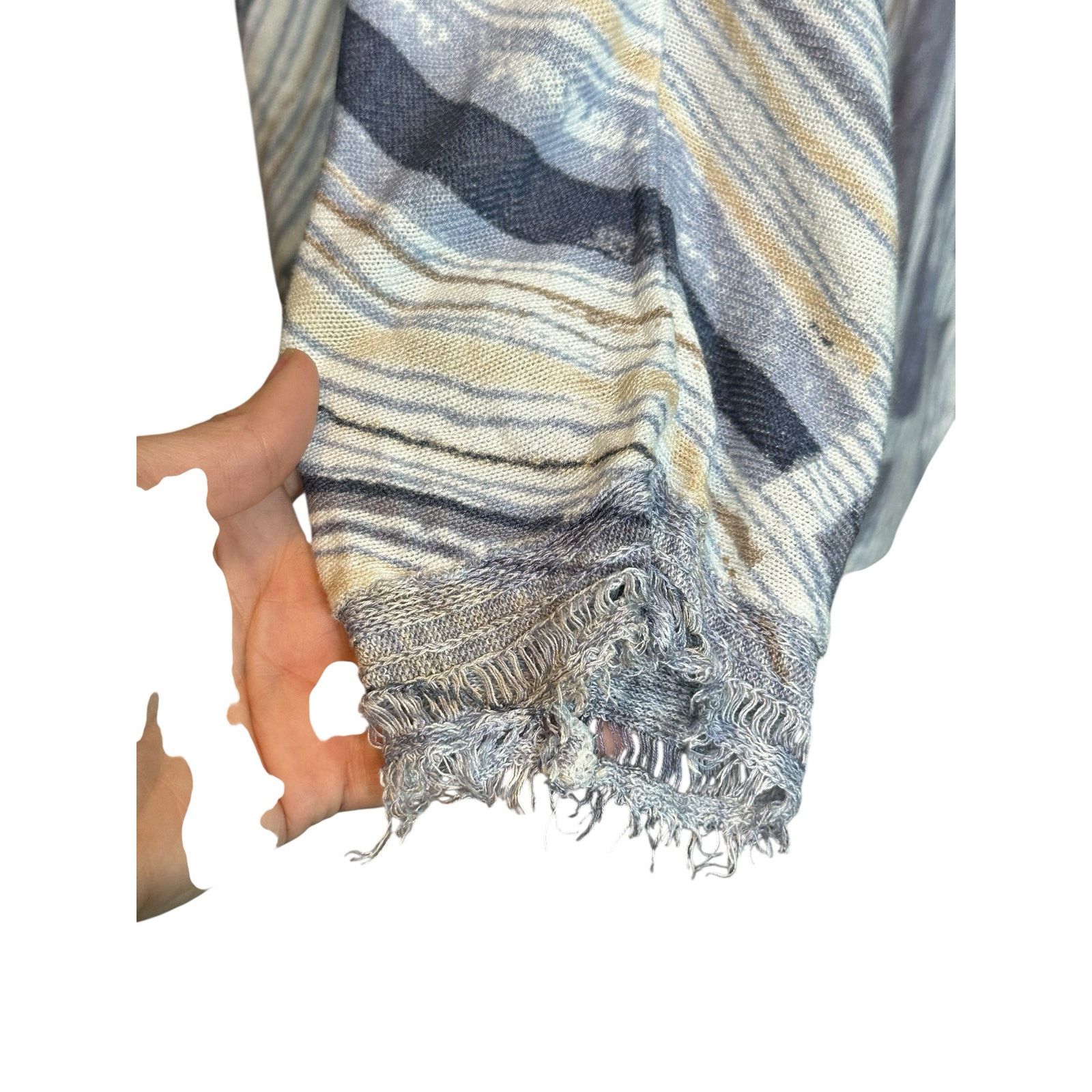 NIC+ZOE Nic + Zoe blue stripes lightweight tunic sweater size 3X Size 3XL / US 20-22 - 5 Thumbnail
