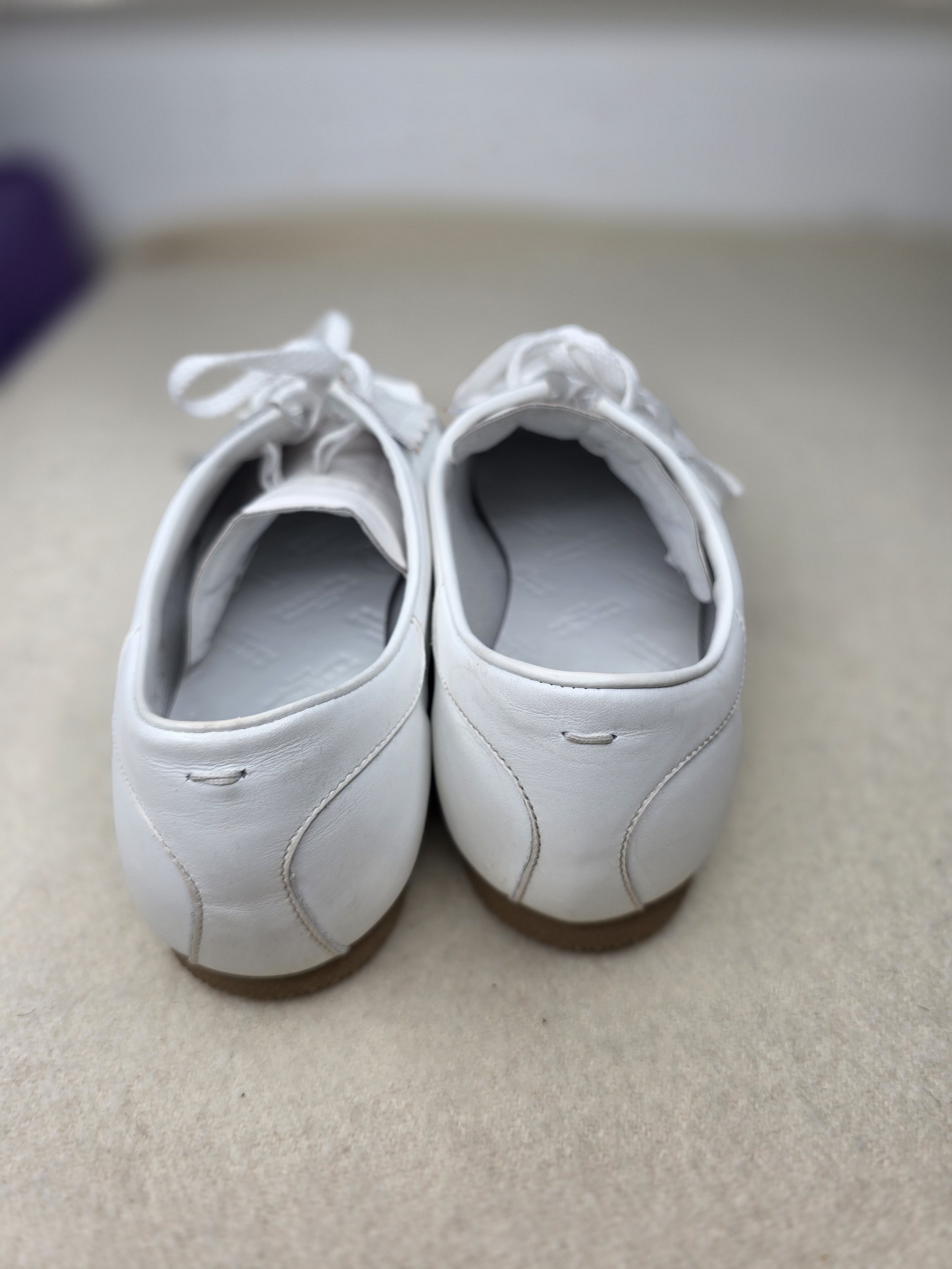 Maison Margiela Maison Margiela Replica German Army Trainers White Leather Size US 10.5 / EU 43-44 - 4 Thumbnail