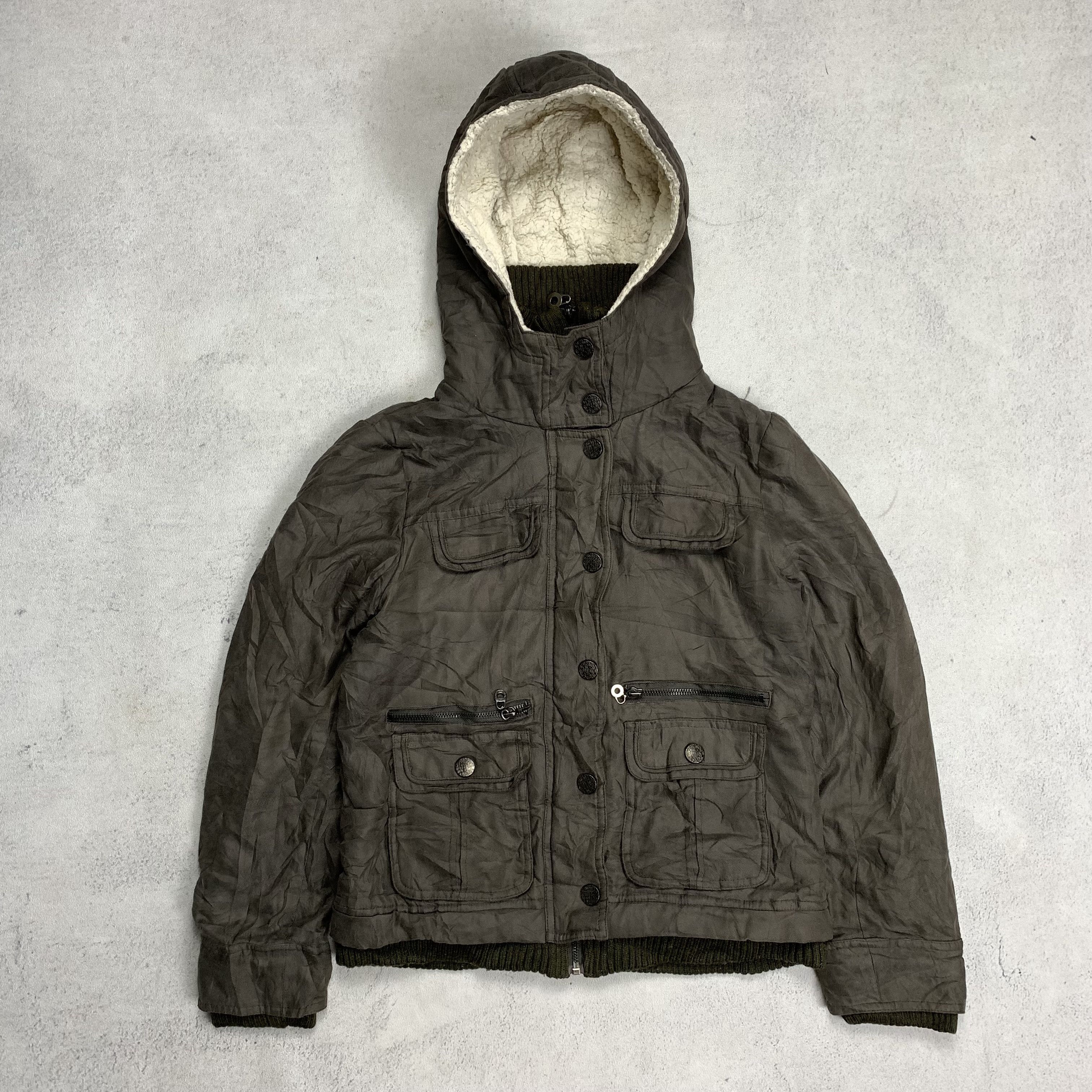 Japanese Brand × Seditionaries Cecil McBee Multi Pocket Jacket Army Military Style Size M / US 6-8 / IT 42-44 - 1 Thumbnail
