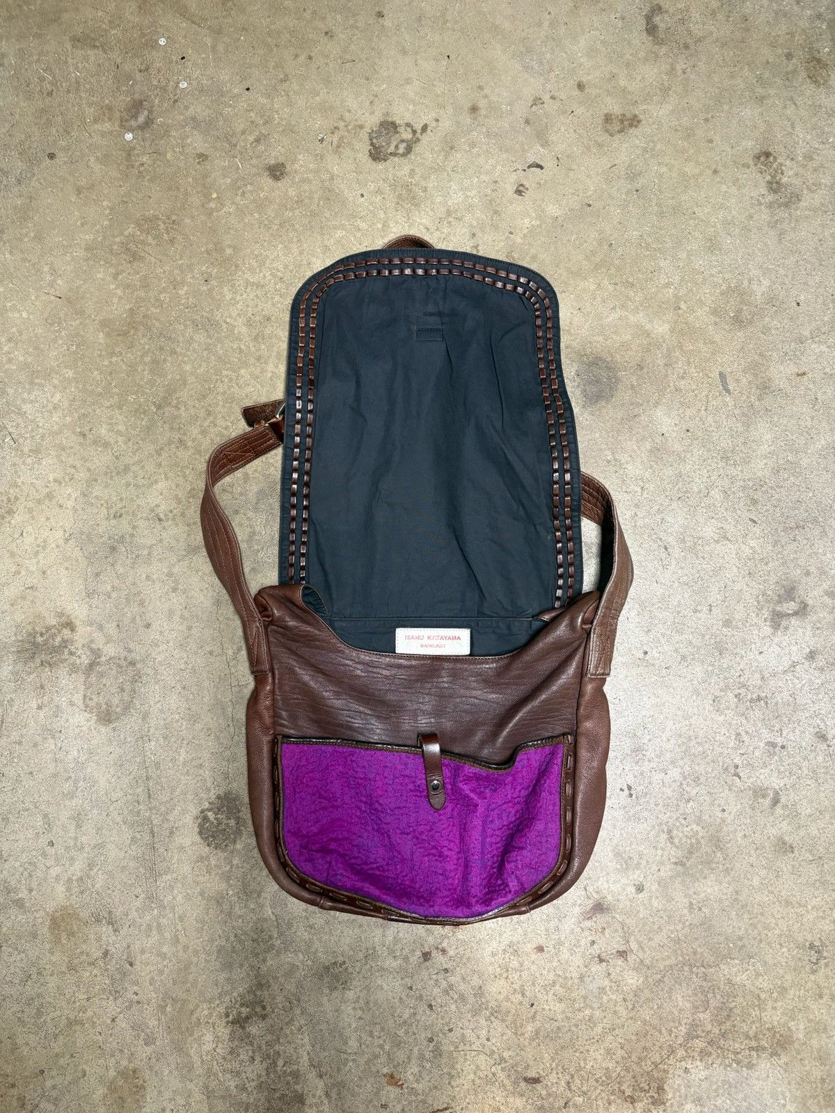 Isamu Katayama Backlash Backlash by Isamu Katayama Leather Shoulder Bag Size ONE SIZE - 2 Thumbnail