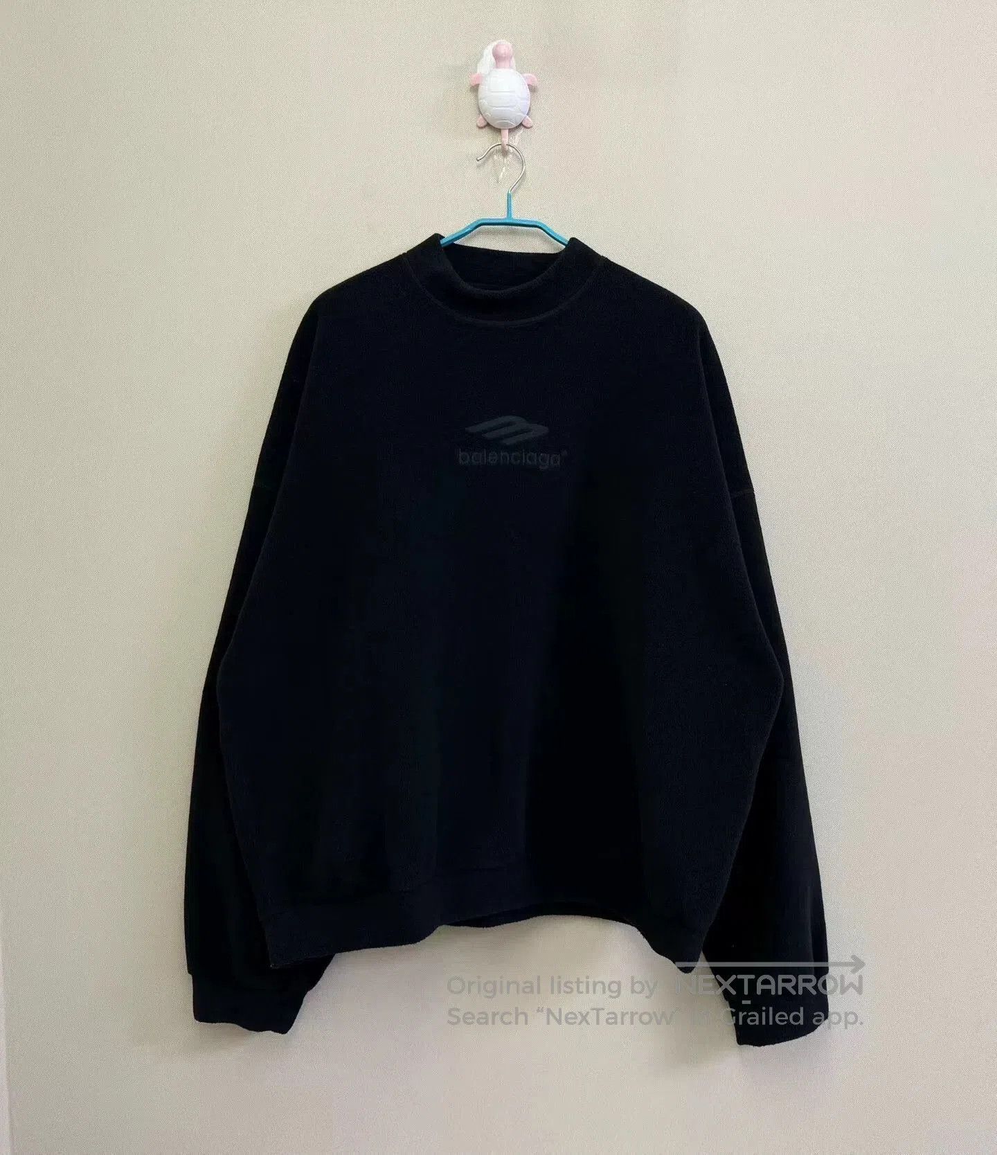 Balenciaga balenciaga black fleece hoodie size XS. Size XS / US 0-2 / IT 36-38 - 1 Thumbnail