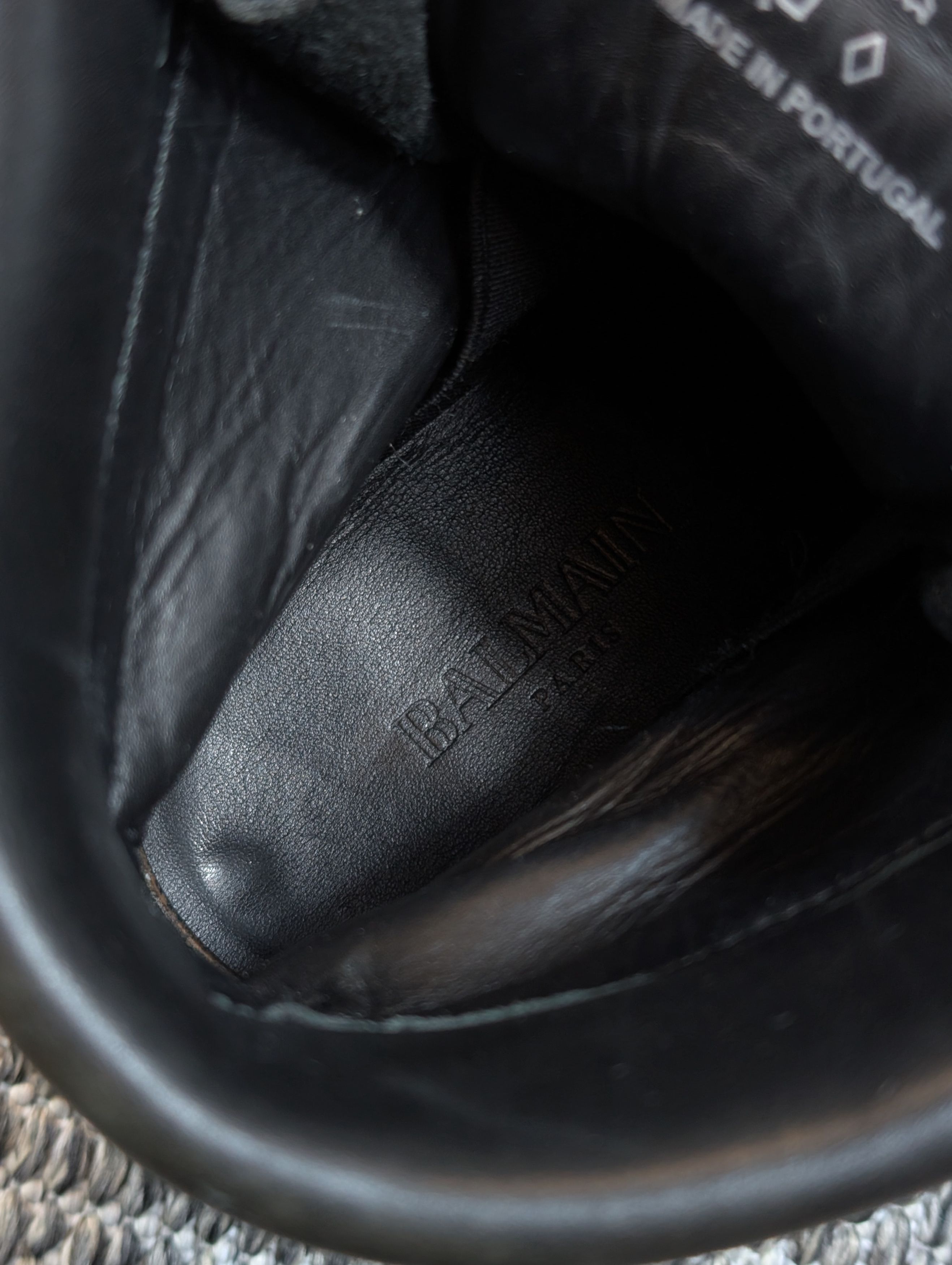 Balmain Balmain Charlie Ranger Black Leather Zip Boots Size US 8 / EU 41 - 11 Thumbnail