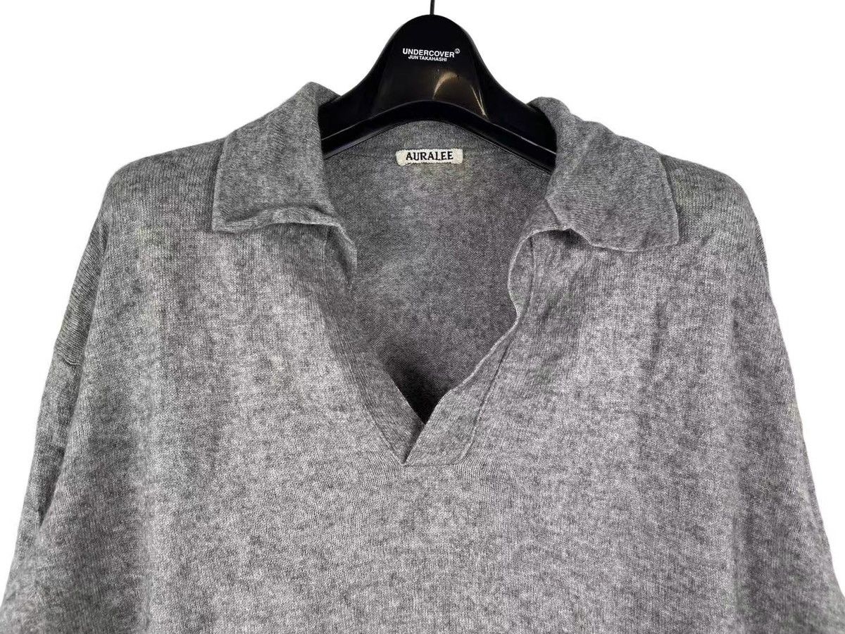 Auralee Auralee Super Fine Cashmere Silk Knit Skipper Polo Size US XL / EU 56 / 4 - 3 Thumbnail