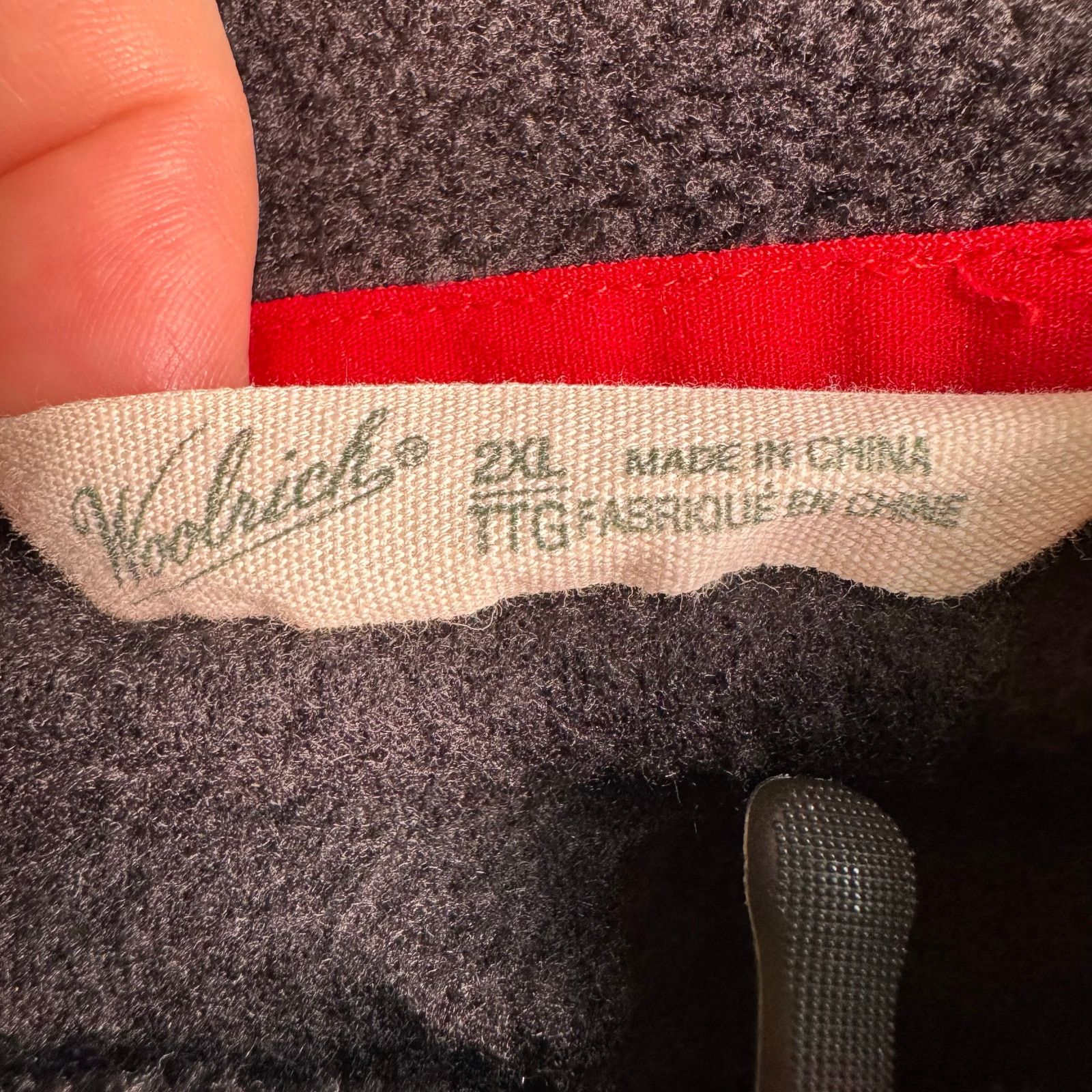Woolrich Woolen Mills Woolrich Fleece Full-Zip Vest 2-Pockets Men's 2XL Black Size US XXL / EU 58 / 5 - 5 Thumbnail