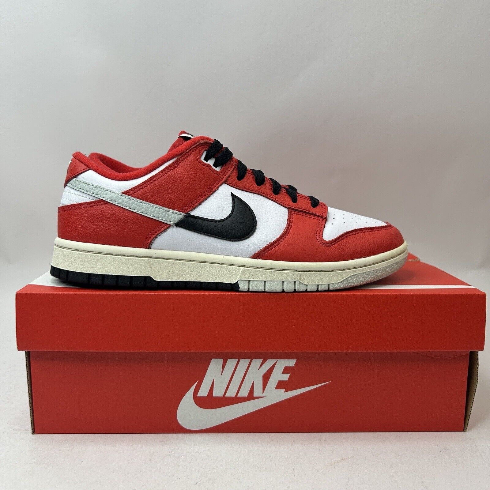 Nike Nike Dunk Low Retro PRM Split “Chicago/University Red” 2023 Size US 8 / EU 41 - 5 Thumbnail