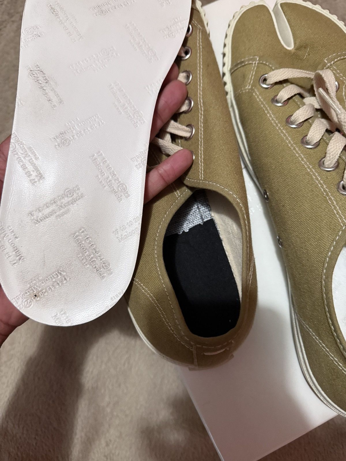 Maison Margiela RARE!!! Green Margiela Tabi Size US 11 / EU 44 - 4 Thumbnail