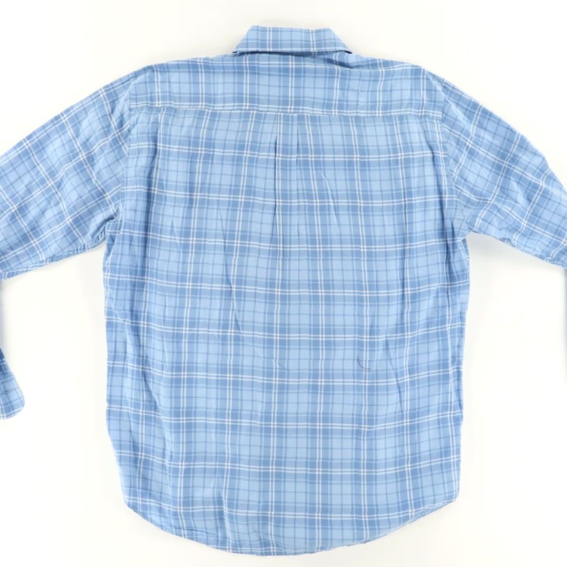 Peter Millar Peter Millar Yates Summer Soft Cotton Plaid Long Sleeve Button Up Shirt Blue Men's L Size US L / EU 52-54 / 3 - 4 Thumbnail