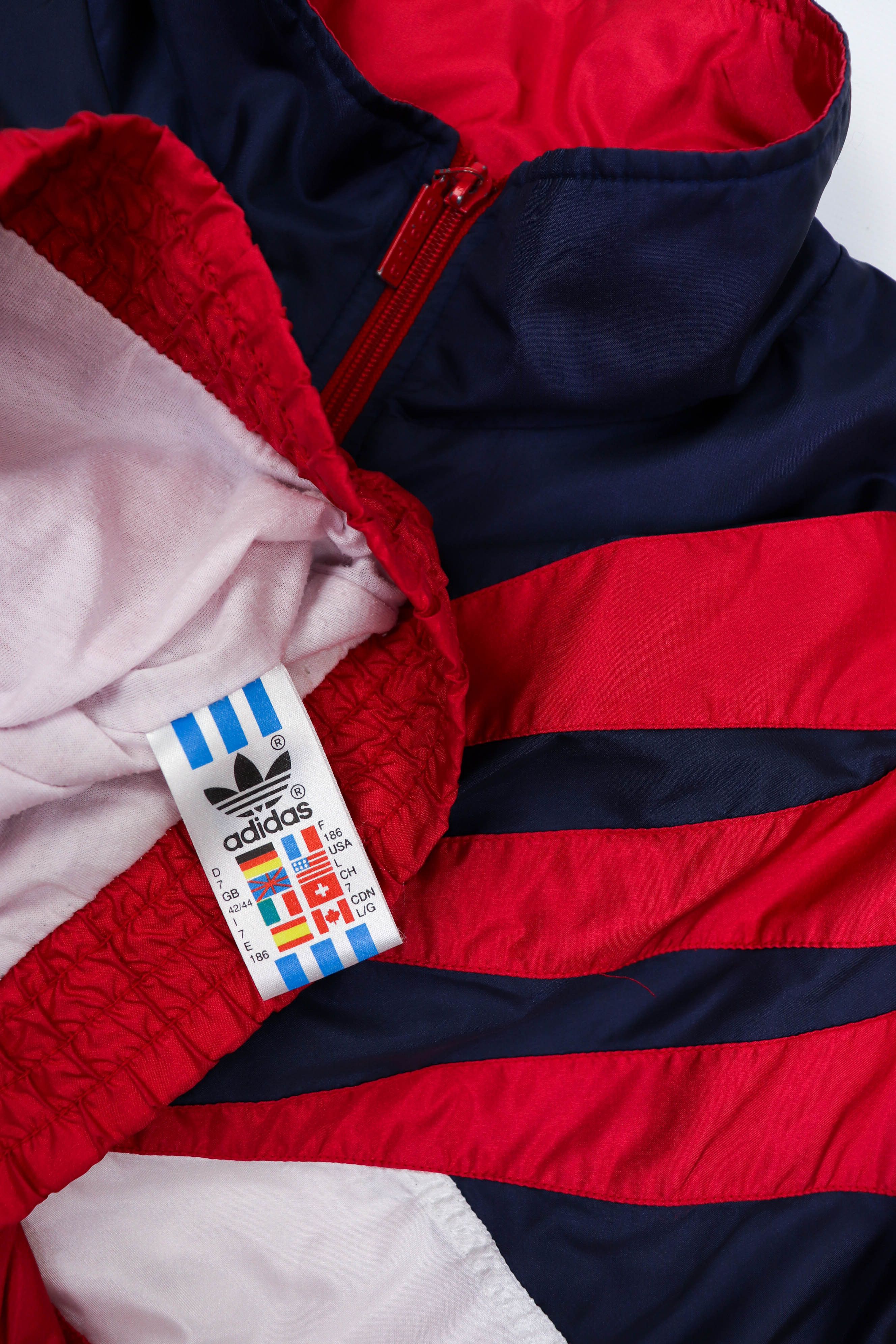 Adidas Adidas Vintage 3 Stripes Oversized Windbreaker Track Jacket Size US XL / EU 56 / 4 - 10 Thumbnail