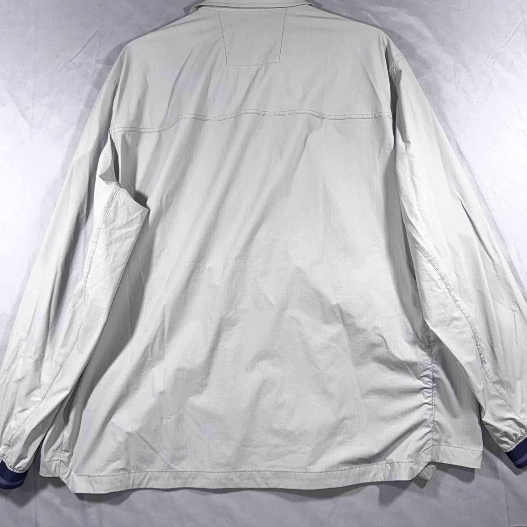Vineyard Vines Vineyard Vines On The Go Overshirt Photo Ultimate Gray Men's 2XL Long Sleeve Snap Front Shirt Casual Size US XXL / EU 58 / 5 - 2 Thumbnail