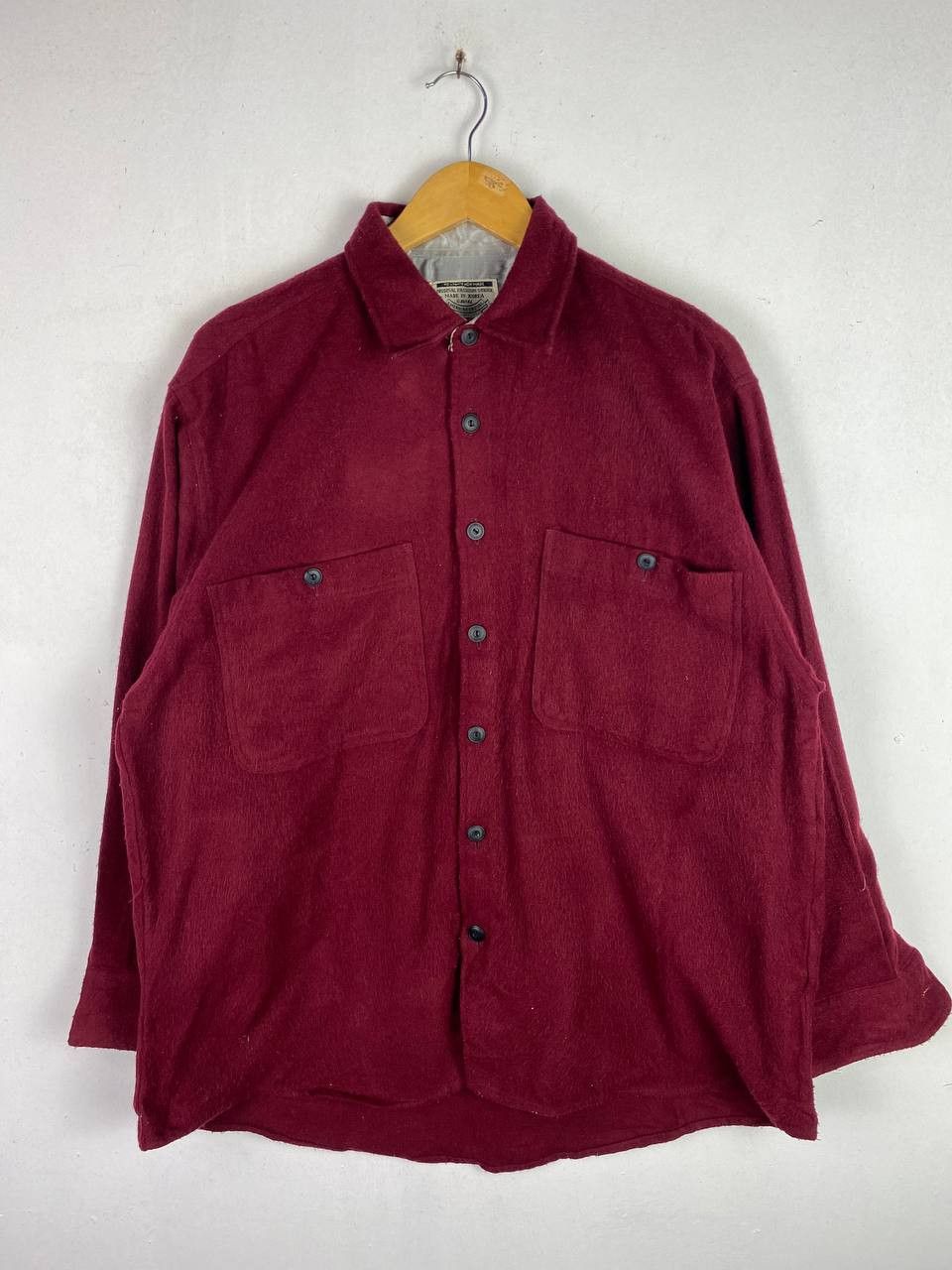 Japanese Brand vintage japanese brand wool shirt nice design Size US M / EU 48-50 / 2 - 1 Thumbnail