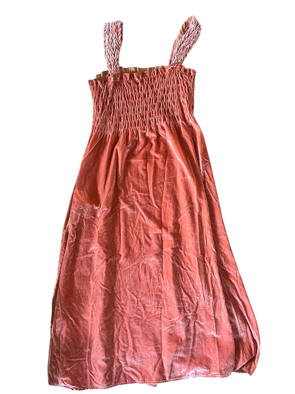 Free People Free People Camille Pink Velvet Midi Dress | XSmall Size XS / US 0-2 / IT 36-38 - 2 Thumbnail