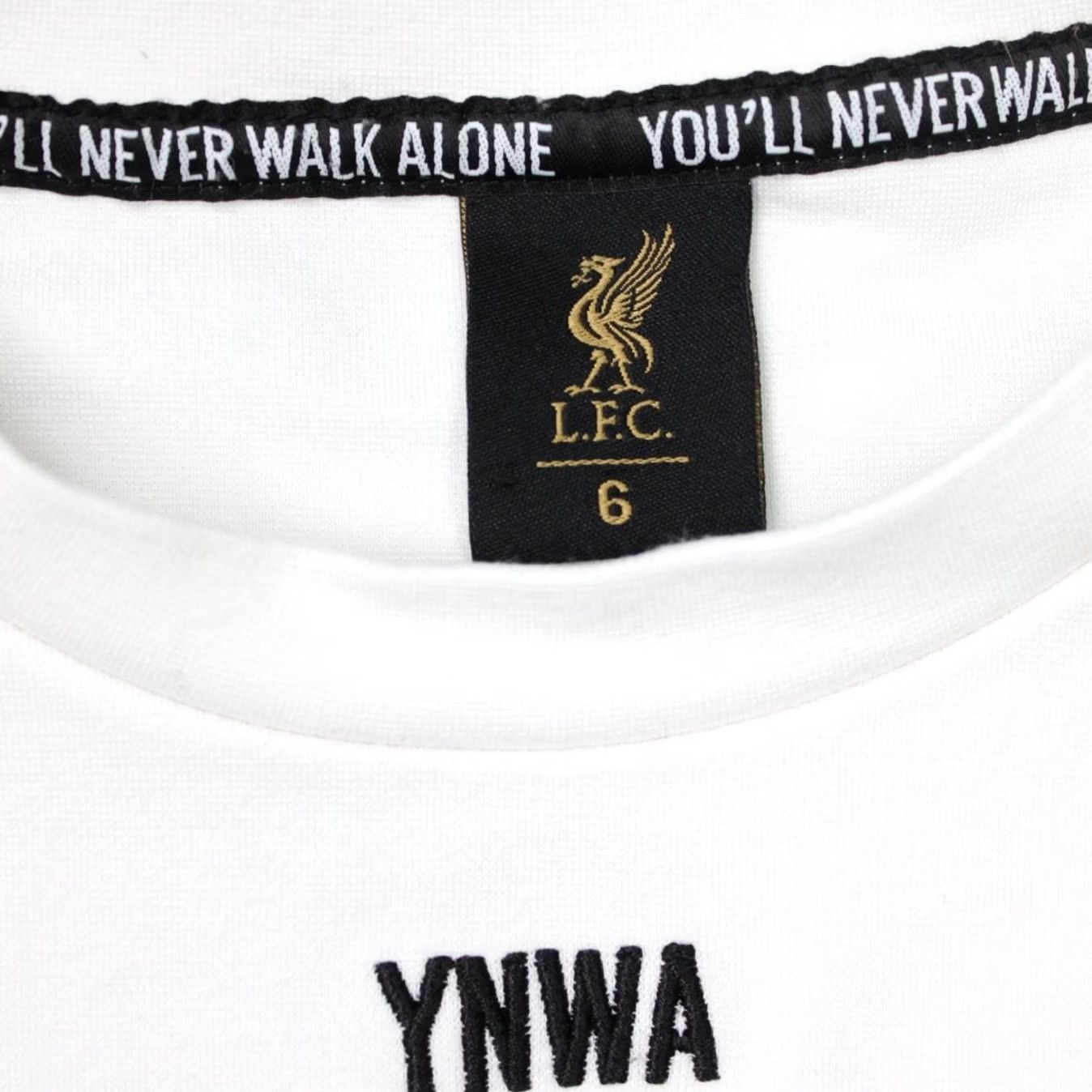 Vintage LFC Liverpool Mens Sweatshirt Crewneck White Knit Logo 6 S Small US Size Regular Pullover Theme Liverpool Mens Clothing Size US S / EU 44-46 / 1 - 6 Thumbnail