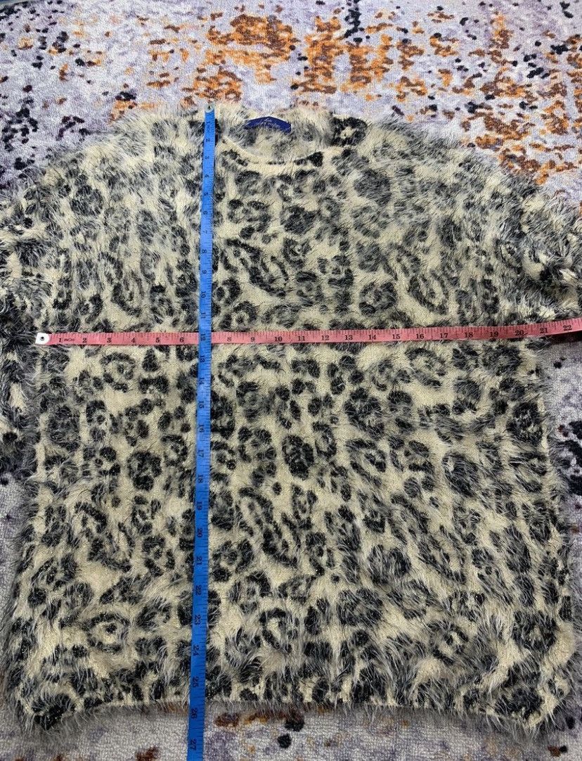 Beauty Beast crazy fuzzy leopard knit sweater japanese style Size US L / EU 52-54 / 3 - 6 Thumbnail