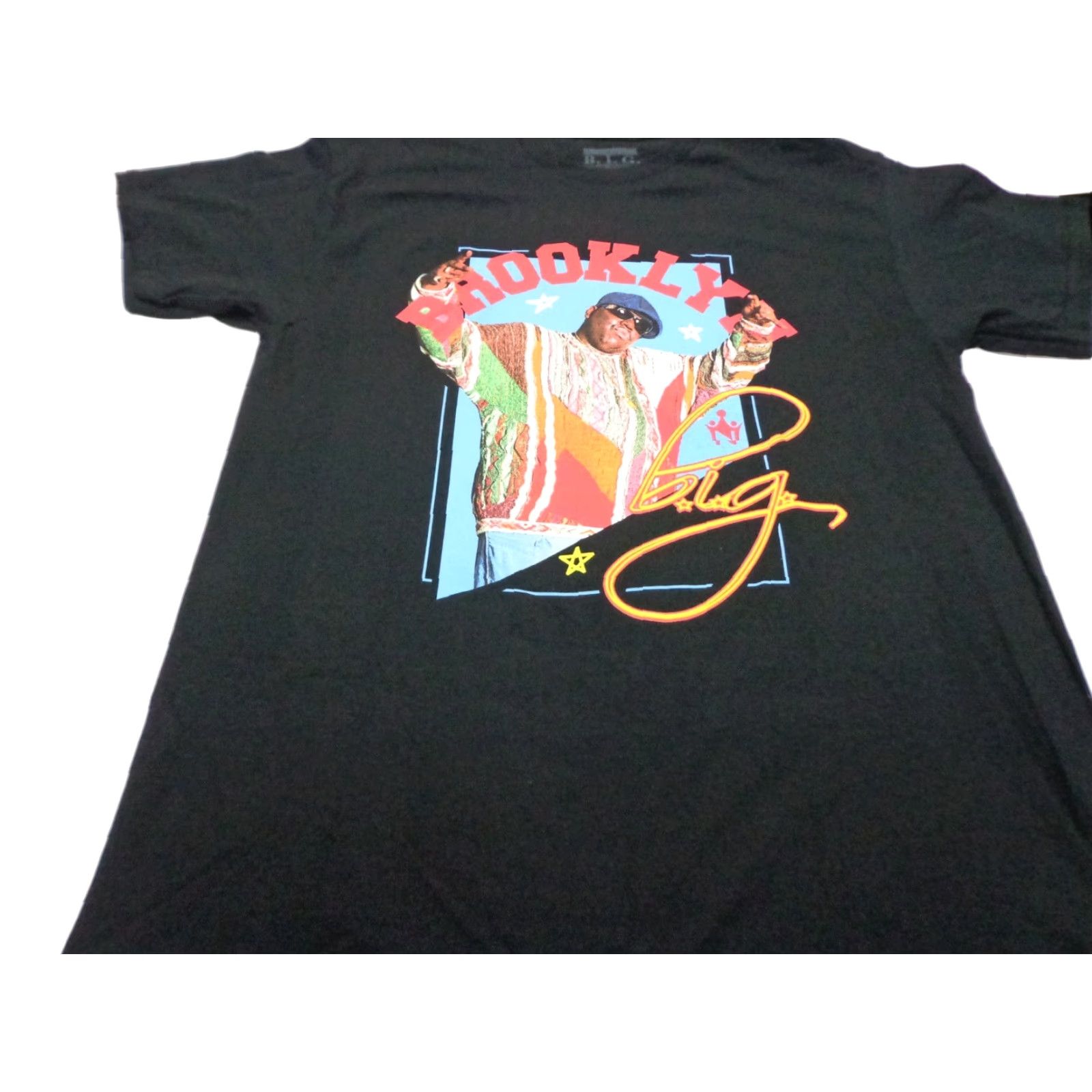 Vintage The Notorious B.I.G. Brooklyn Biggie Smalls T-Shirt Size L Black 100% Cotton Graphic Print Men Crew Neck Short Sleeve 90s Music Rap Size US L / EU 52-54 / 3 - 1 Thumbnail
