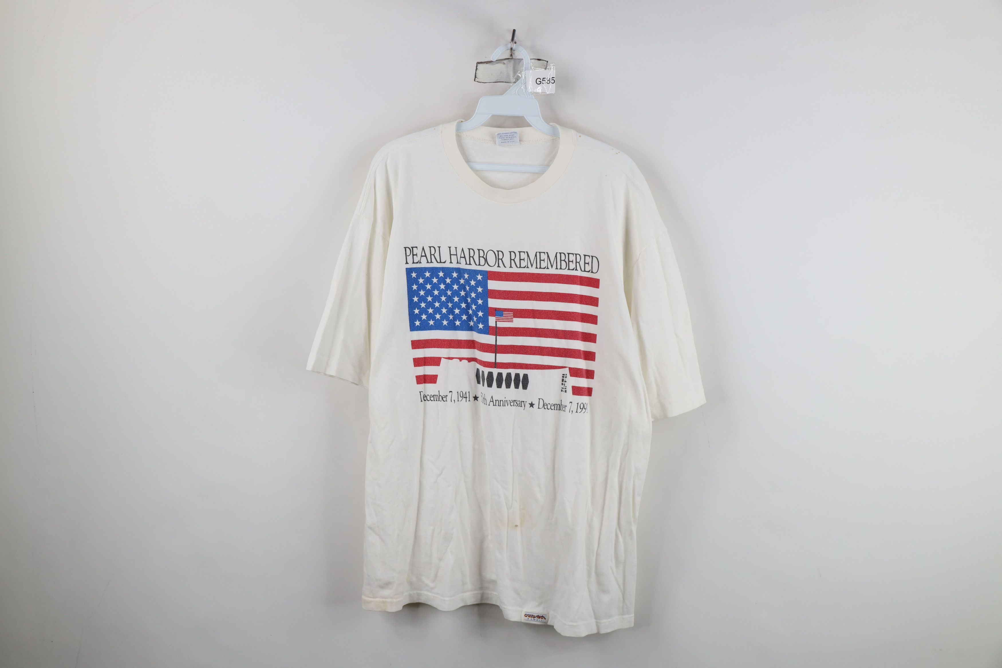 Vintage Vintage 90s 50th Anniversary Harbor Remembered T-Shirt USA Size US XL / EU 56 / 4 - 1 Thumbnail