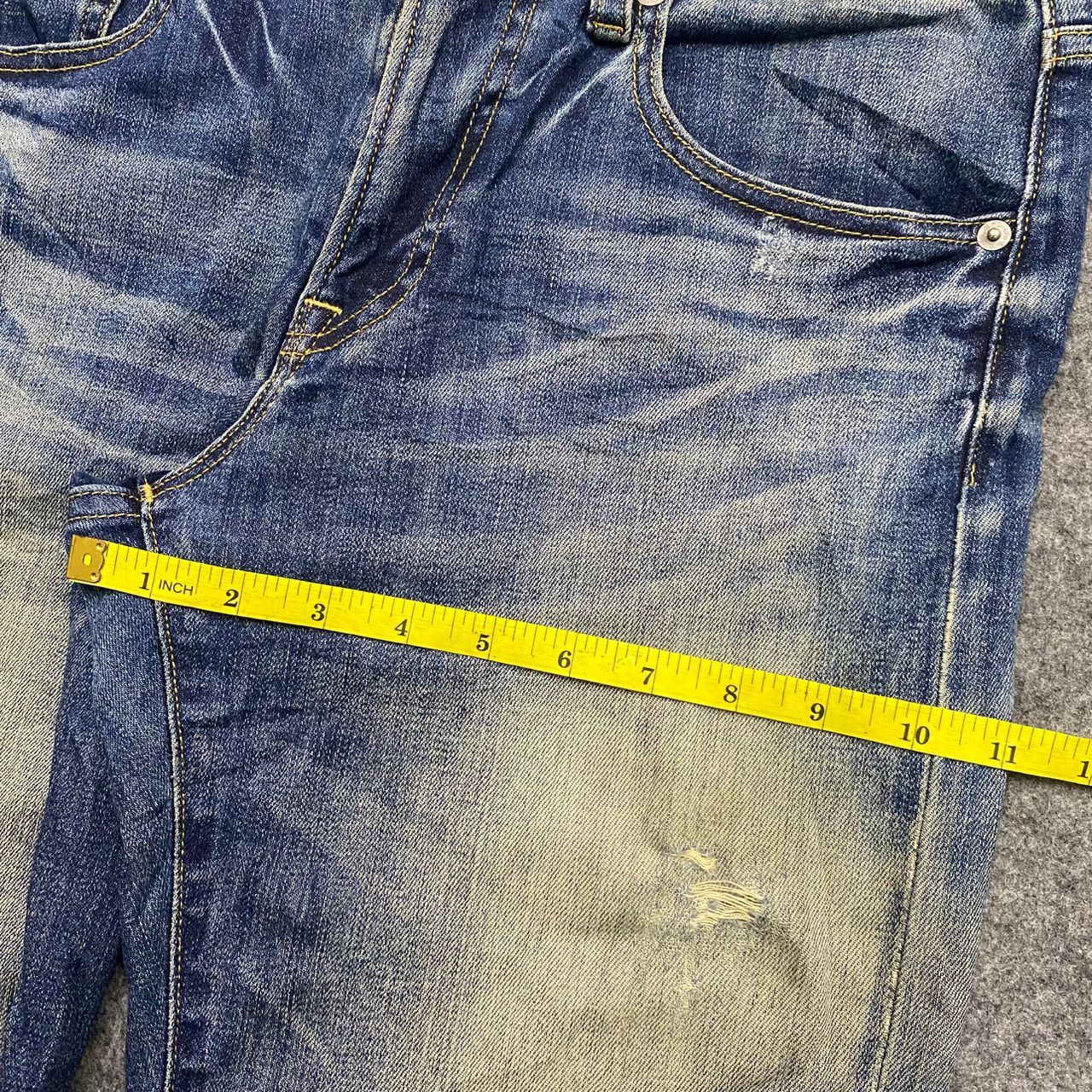 Uniqlo 💥Best Offer💥Vintage Uniqlo Jeans Distressed Denim Size US 32 / EU 48 - 5 Thumbnail
