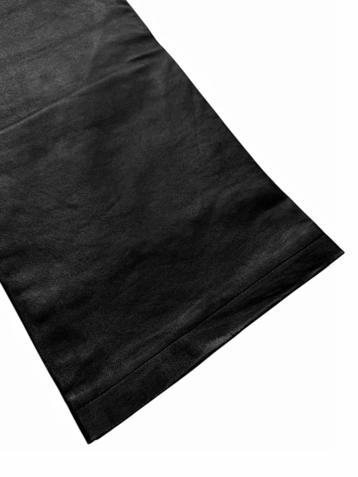 Helmut Lang 1998 Leather Classic Cut Pants Size US 32 / EU 48 - 9 Thumbnail