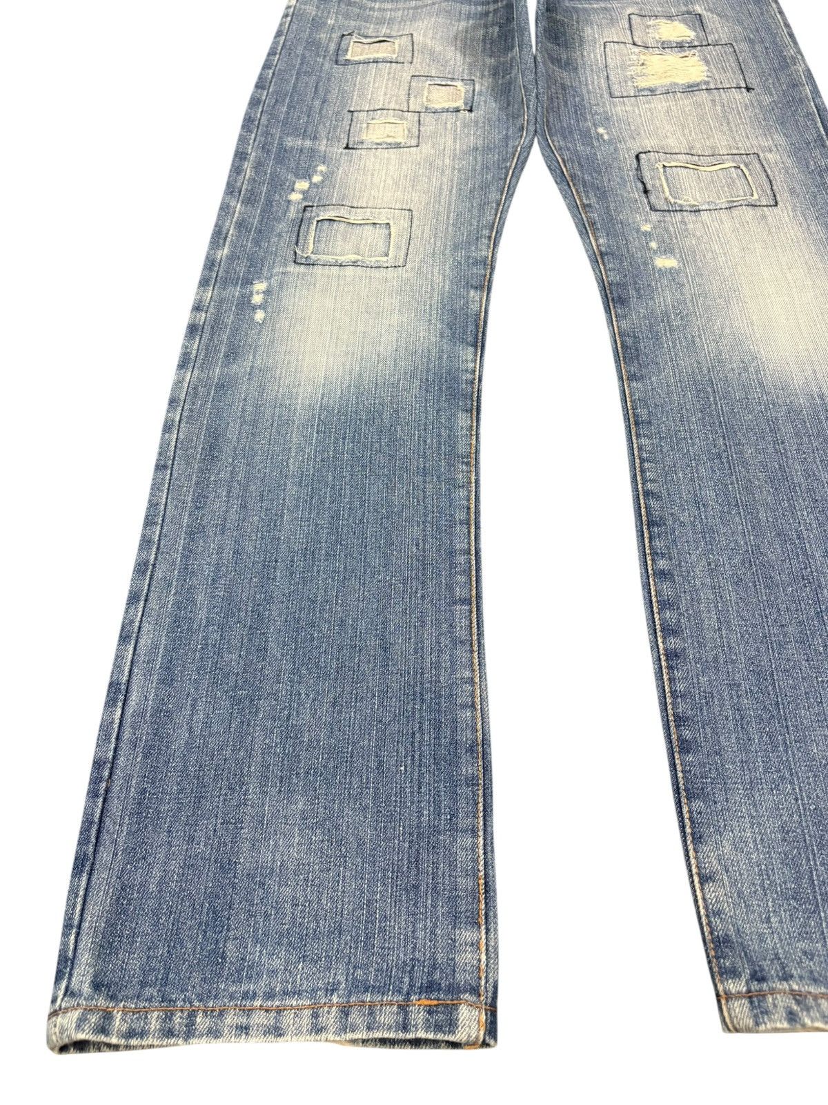 Japanese Brand Vintage Japanese Brand Patches Distressed Jeans Size US 31 - 6 Thumbnail