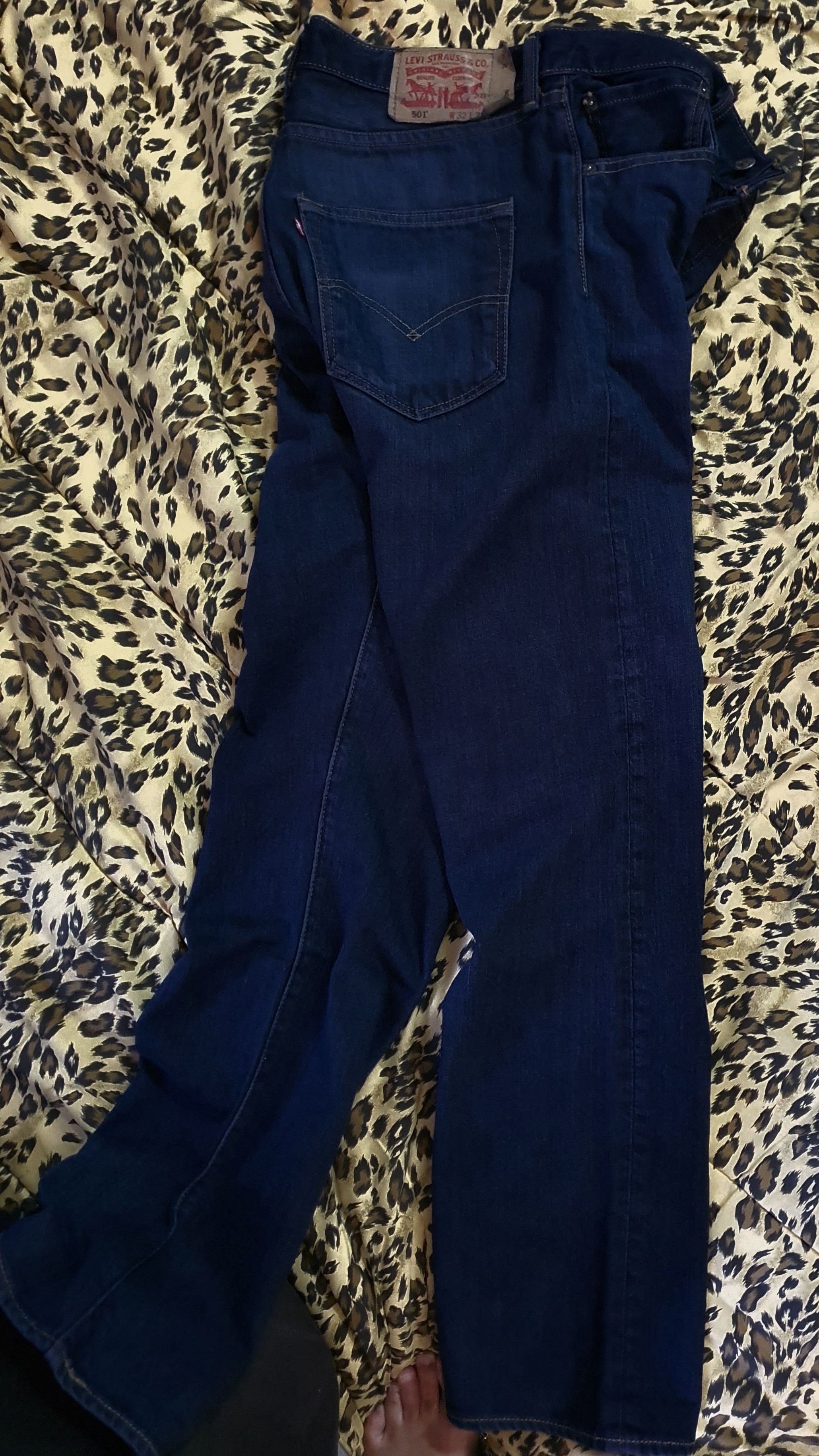 Levi's Levi Strauss & Co. 501 Straight Cut Denim Size US 32 / EU 48 - 7 Thumbnail