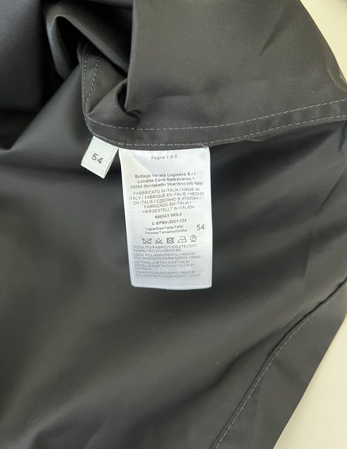 Bottega Veneta Bottega Veneta Zipper Gabardine Jacket Size US L / EU 52-54 / 3 - 8 Thumbnail