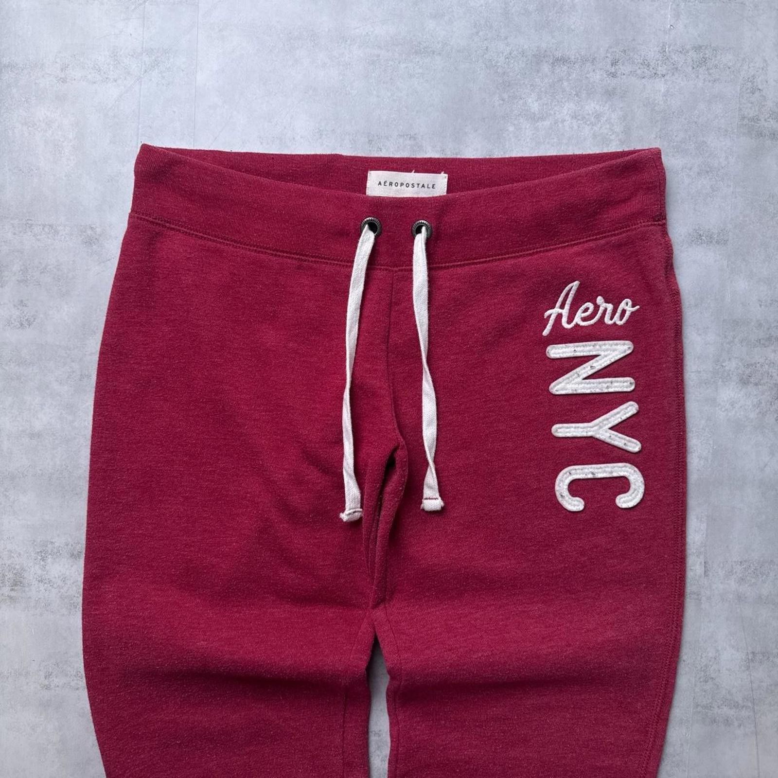 Aeropostale Y2K Aeropostale 00s Red Sweatpants Size 28" / US 6 / IT 42 - 7 Thumbnail