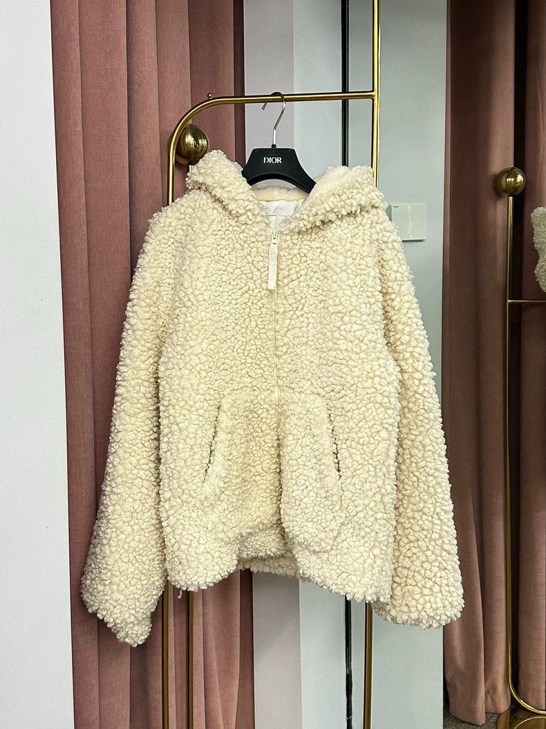 Other HELMUT LANG White lamb fur coat Size XS / US 0-2 / IT 36-38 - 1 Thumbnail