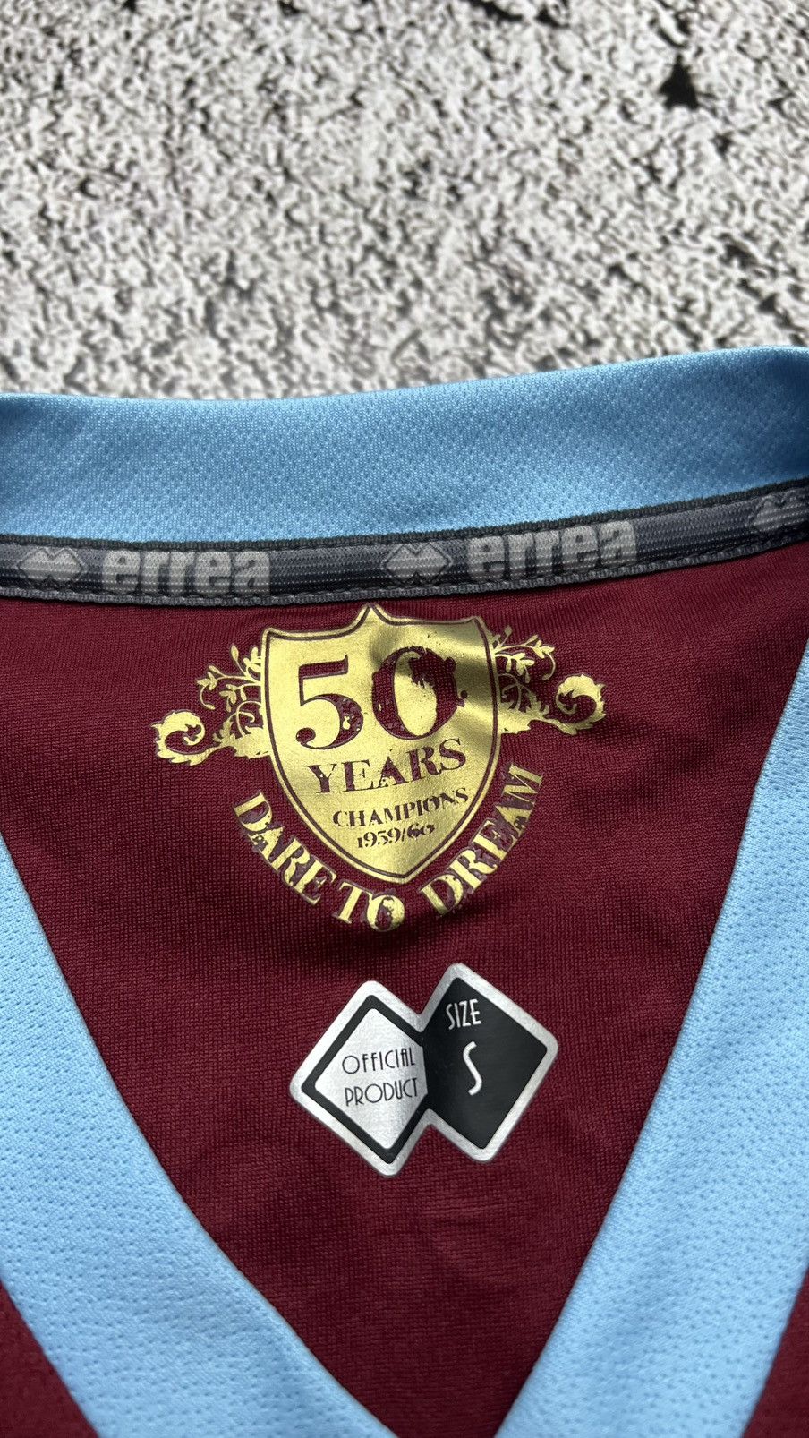 Errea 2009-2010 50 years anniversary Burnley errea jersey Size US S / EU 44-46 / 1 - 7 Thumbnail