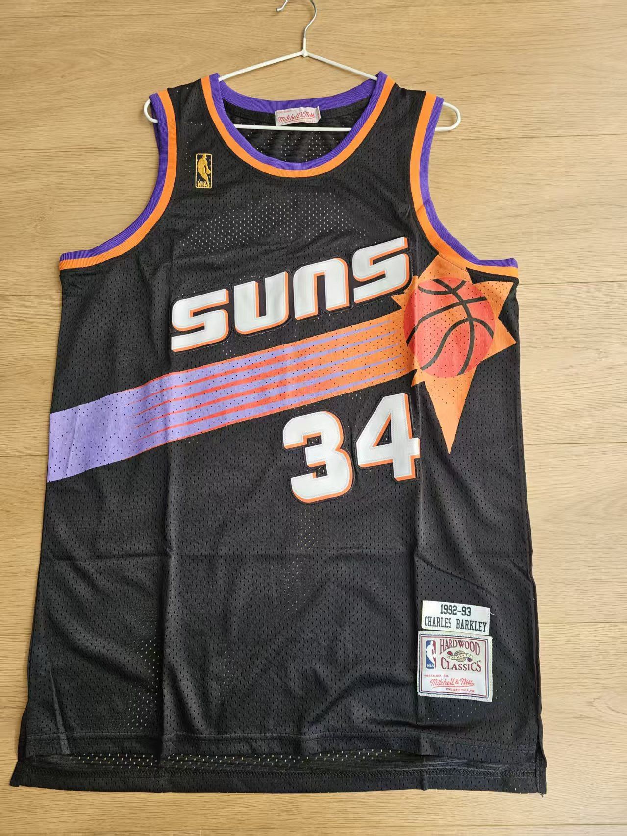 NBA Phoenix Suns #34 Charles Barkley Jersey Black Size US M / EU 48-50 / 2 - 1 Thumbnail