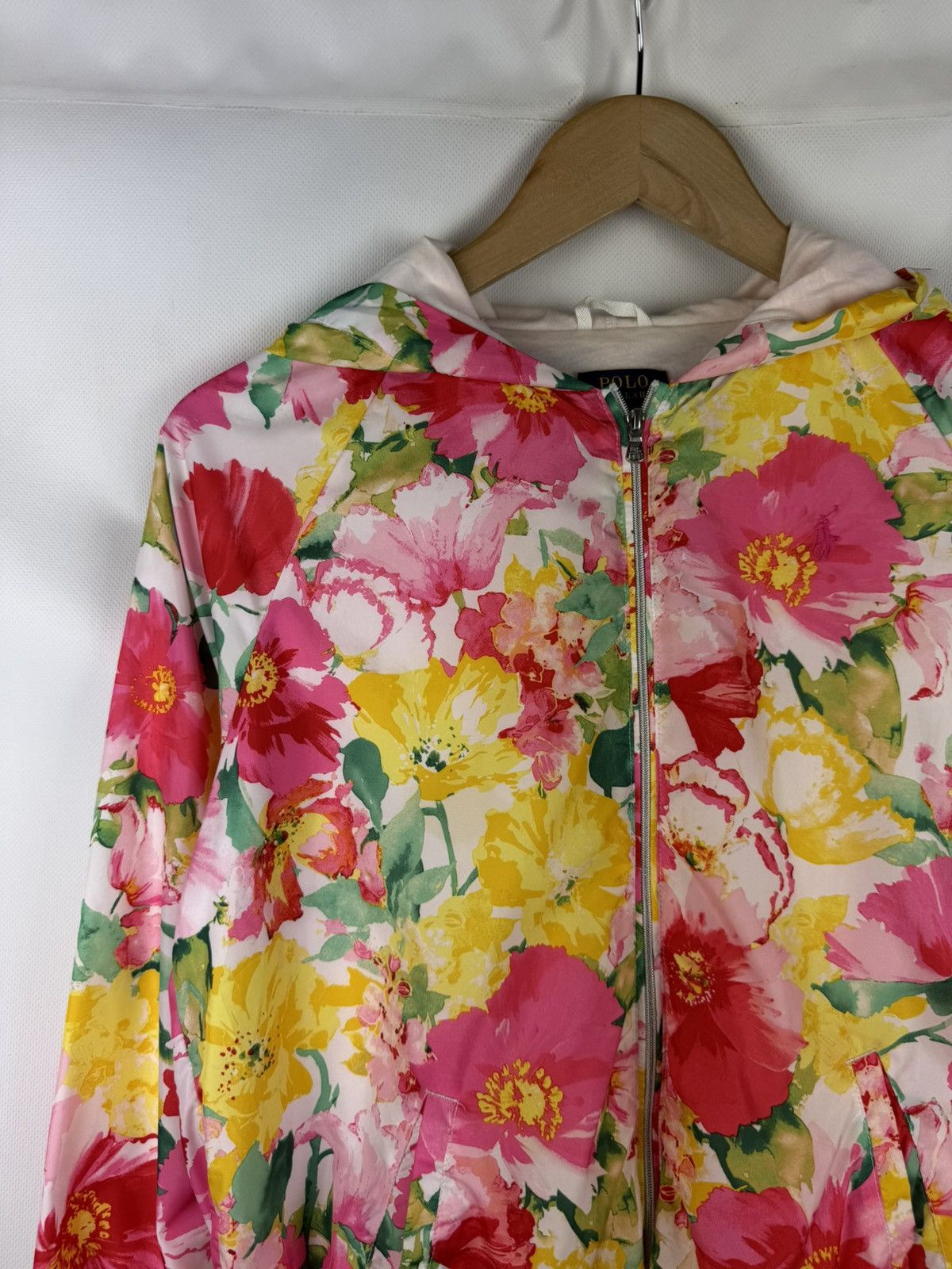 Polo Ralph Lauren Polo Ralph Lauren Flower Pattern Hooded Windbreaker Jacket Size S / US 4 / IT 40 - 2 Thumbnail