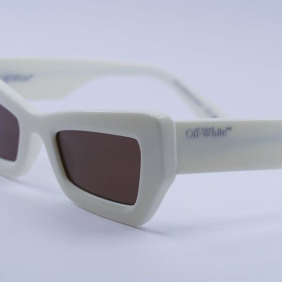 Off-White 🕶️New Off-White OERI137 AURORA 0164 White Sunglasses Size ONE SIZE - 4 Thumbnail