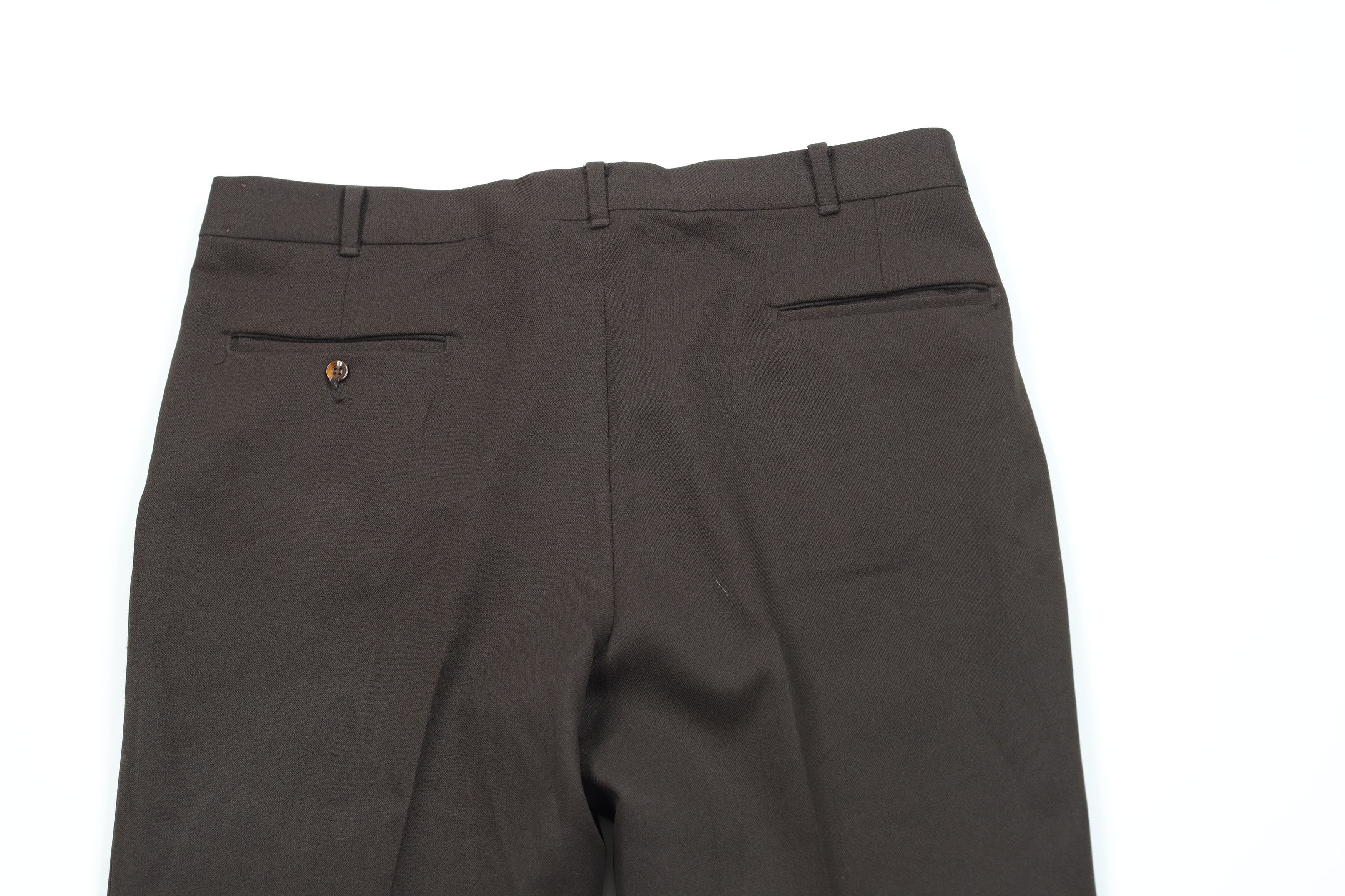 Vintage Vintage 70s Streetwear Flared Wide Leg Chino Pants Brown USA Size US 36 / EU 52 - 10 Thumbnail