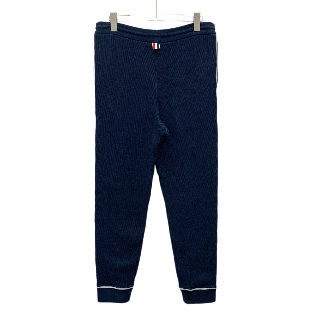 Thom Browne THOM BROWNE 22FW Dark Blue Cotton Casual Sweatpants K26WX Size US 30 / EU 46 - 2 Thumbnail
