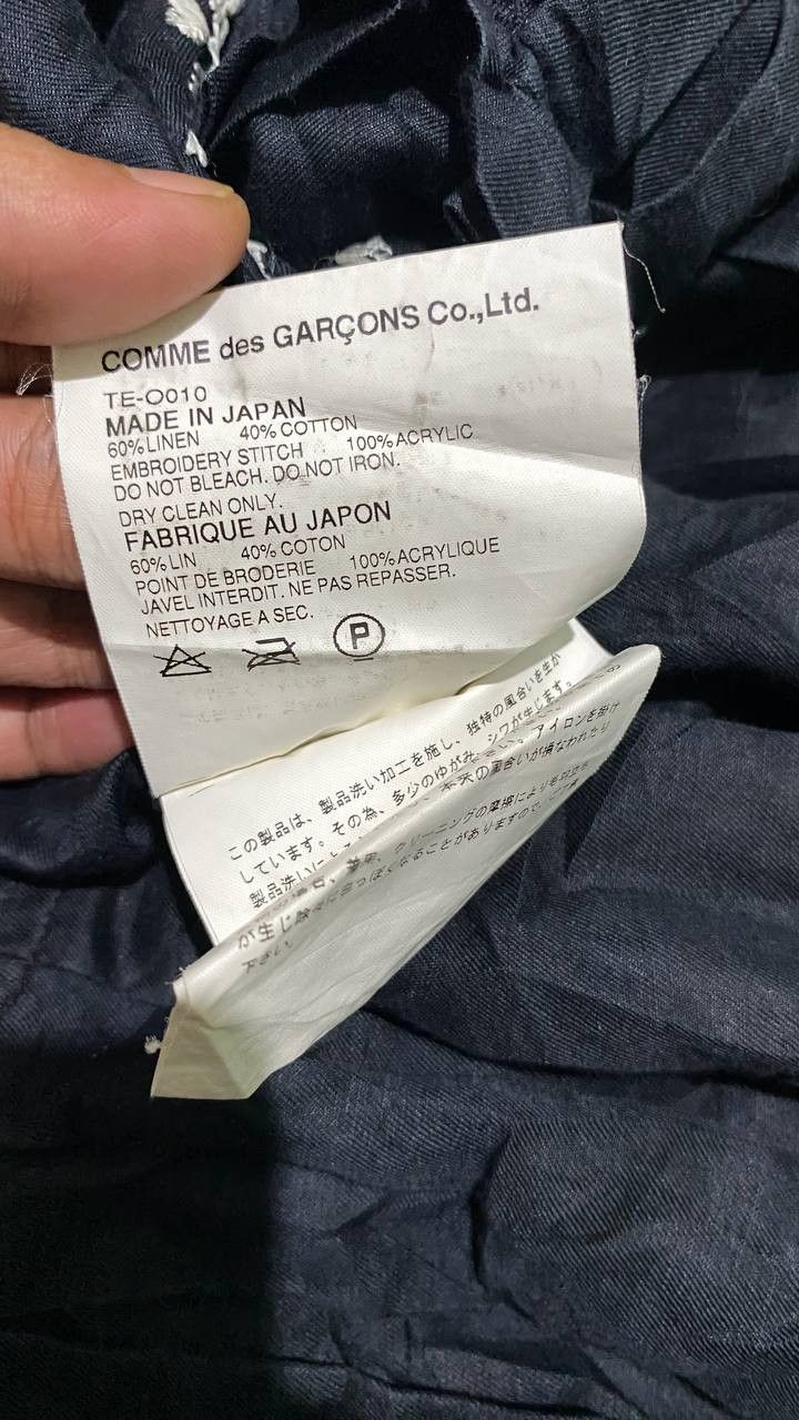 Tricot Comme des Garcons AD2001 TRICOT COMME DES GARCONS DRESS BUTTON UP SHIRT Size S / US 4 / IT 40 - 5 Thumbnail