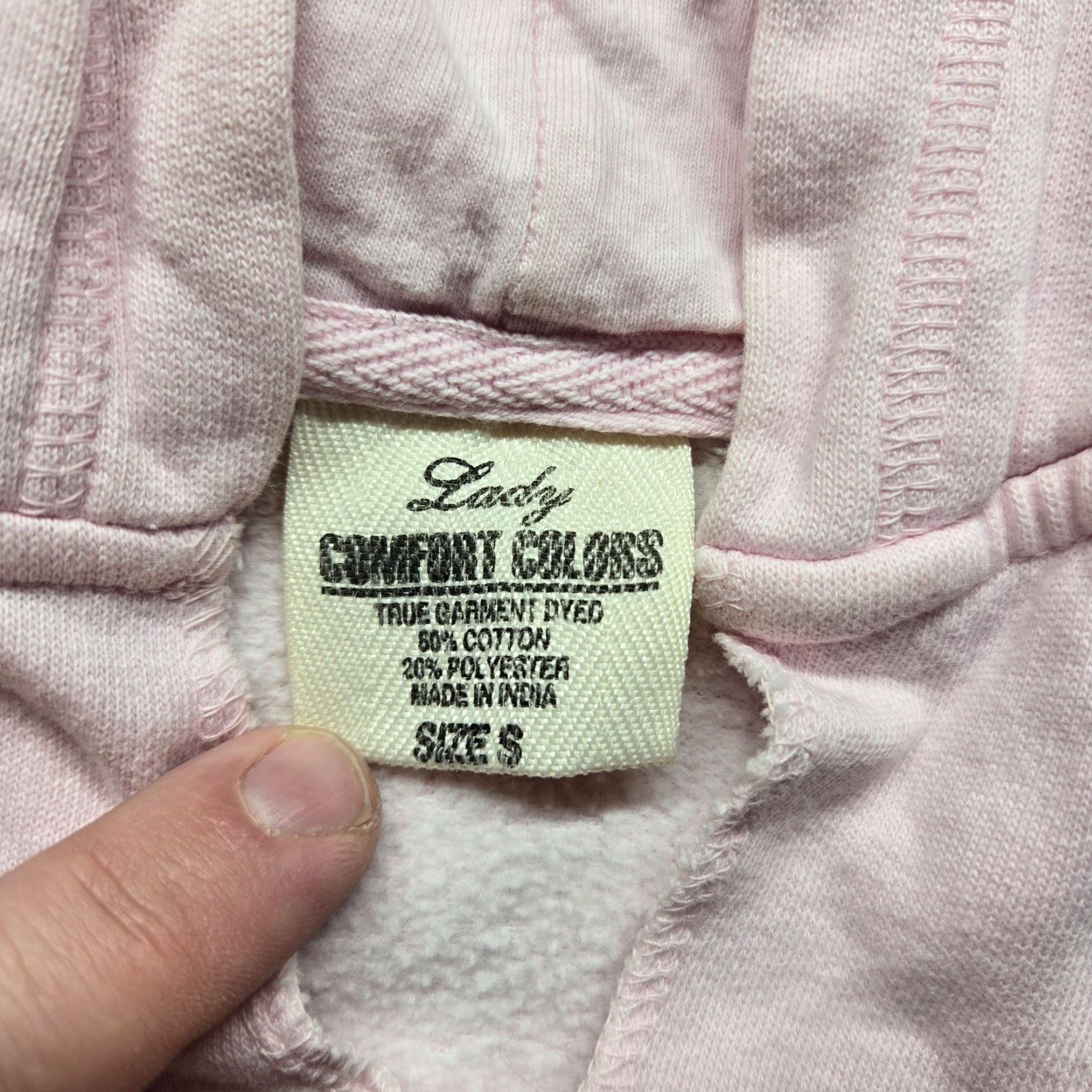 Comfort Colors Comfort Colors Pink Hoodie Shirt Adult S Small Womens Hoodie Pink Sweater 90s? Size S / US 4 / IT 40 - 3 Thumbnail
