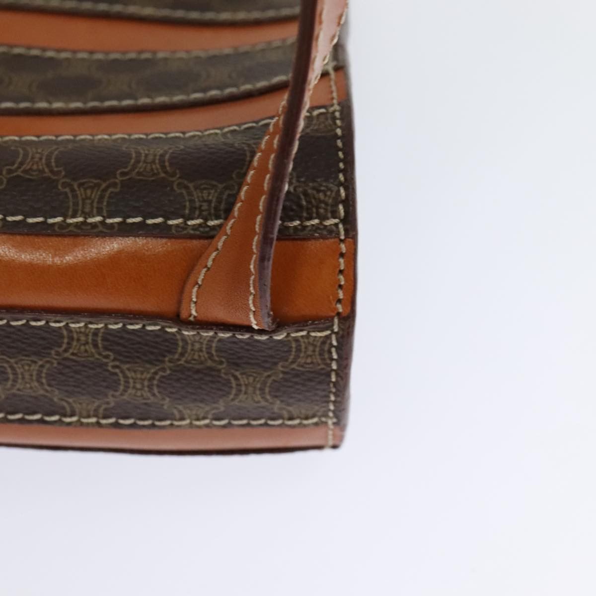 Celine CELINE Macadam Canvas Backpack Pvc Leather Brown Size ONE SIZE - 13 Thumbnail