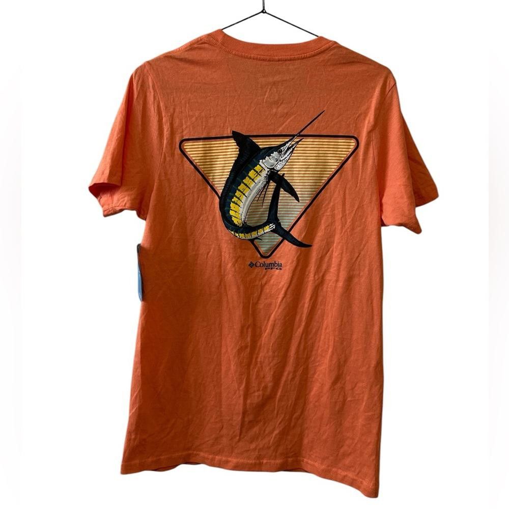 Columbia BNWT Columbia Men's Marlin Graphic T-Shirt - Size S- Orange Size US S / EU 44-46 / 1 - 2 Thumbnail