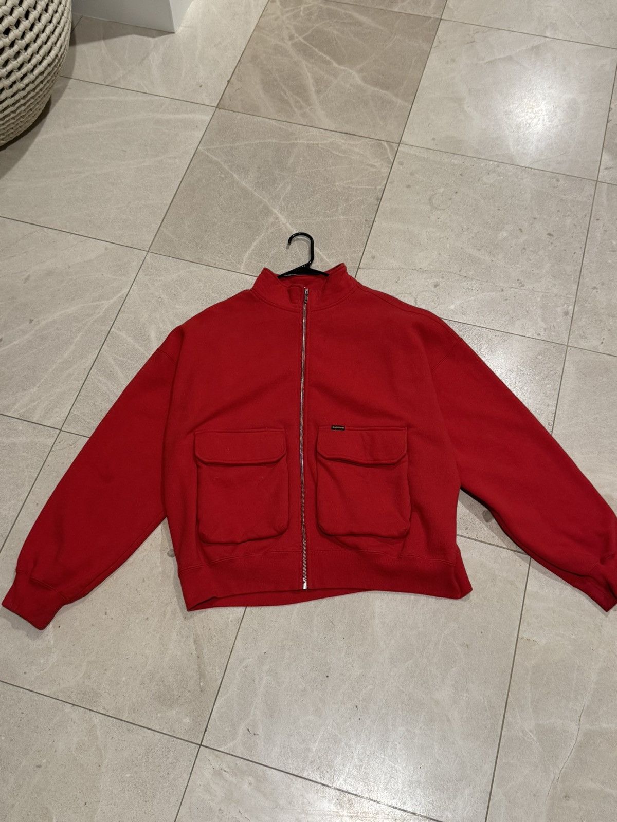 トップス supreme Cargo Pocket Zip Up Sweatshirt Supreme Cargo Pocket Zip Up Sweatshirt (FW23) - $158