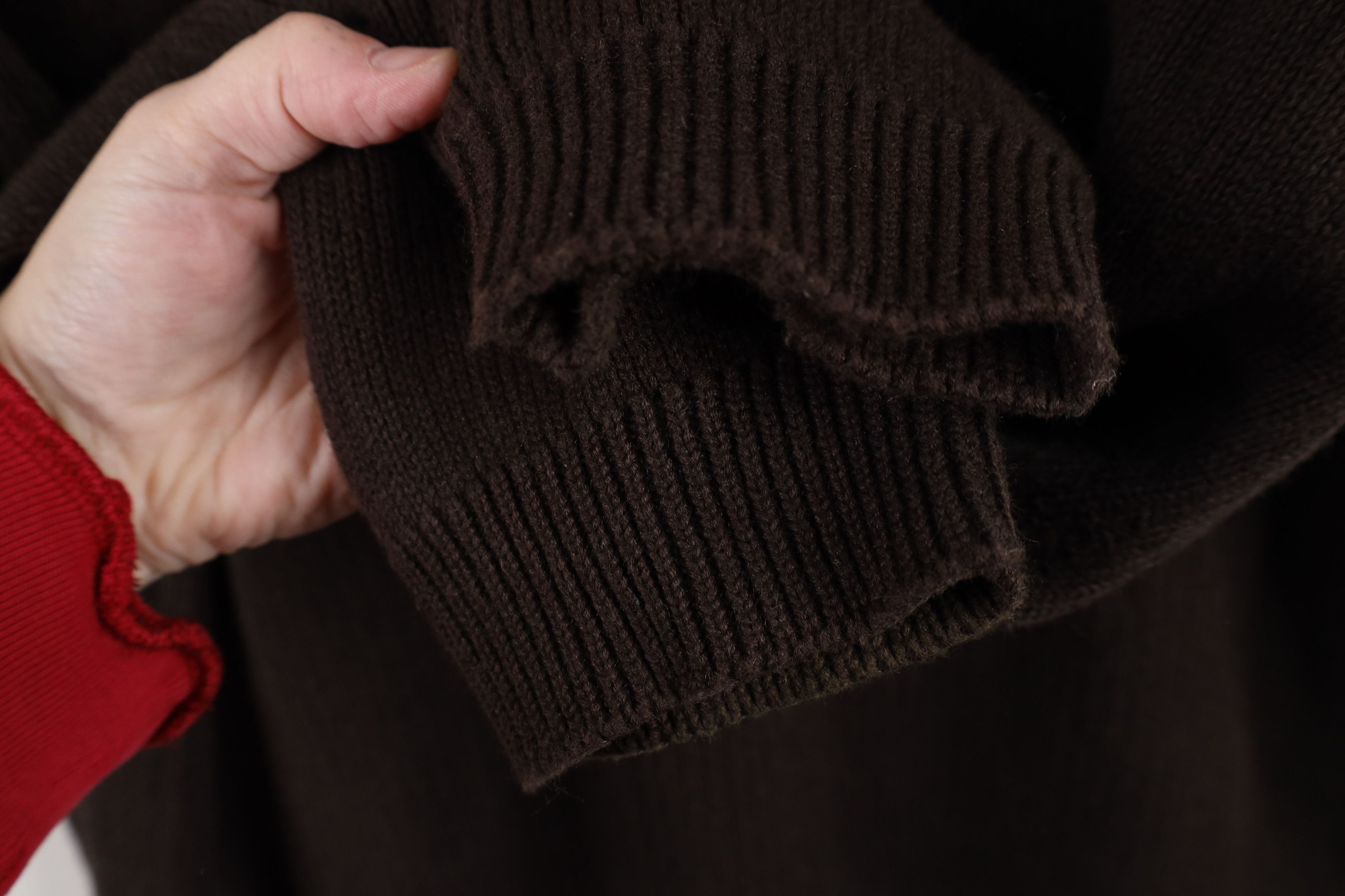 American Eagle Outfitters × Vintage Vintage Y2K American Eagle Outfitters Ribbed Knit Sweater Size US L / EU 52-54 / 3 - 7 Thumbnail