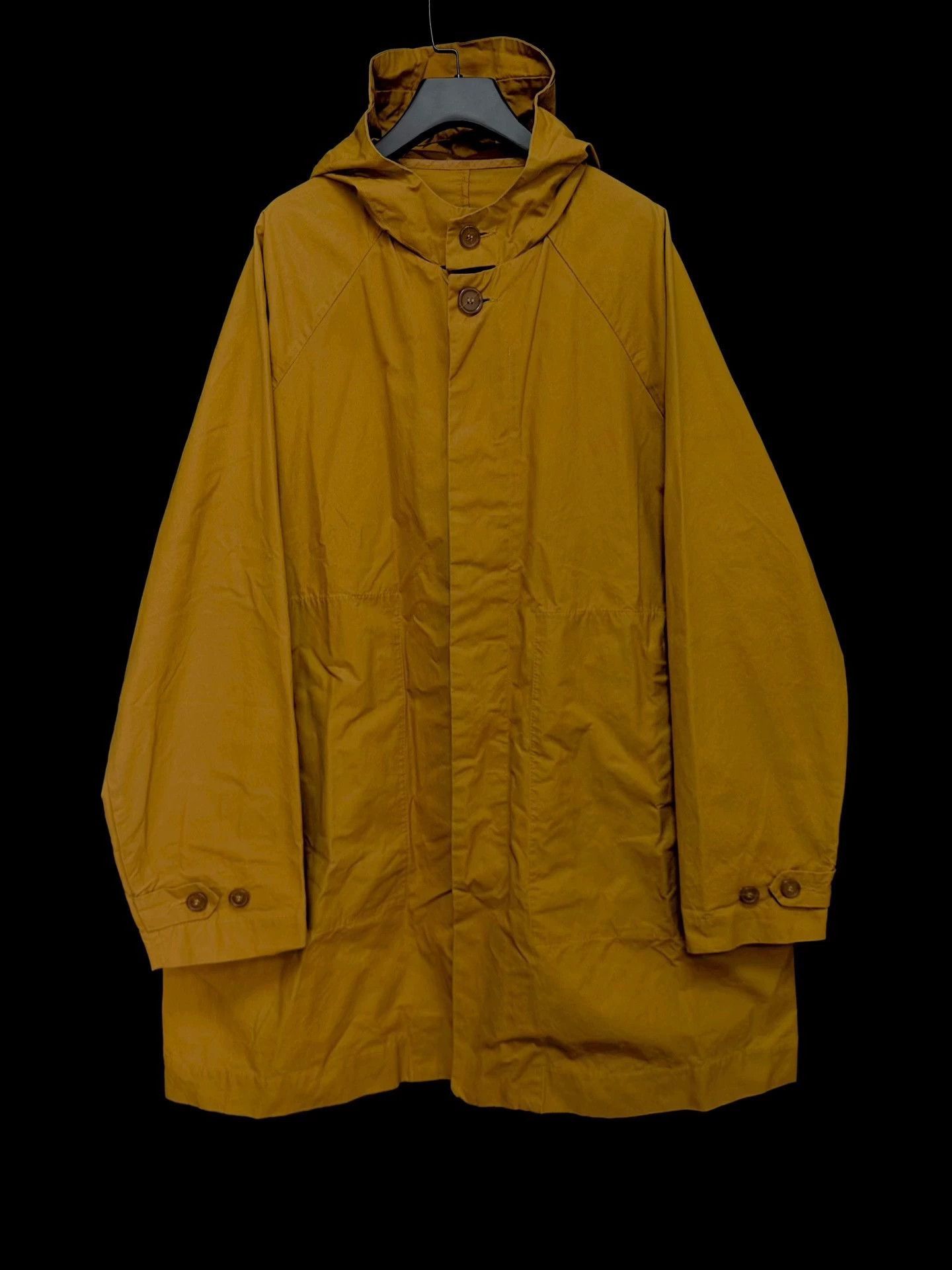Casey Casey Yellow Hooded Light Jacket - XL Size US XL / EU 56 / 4 - 1 Thumbnail