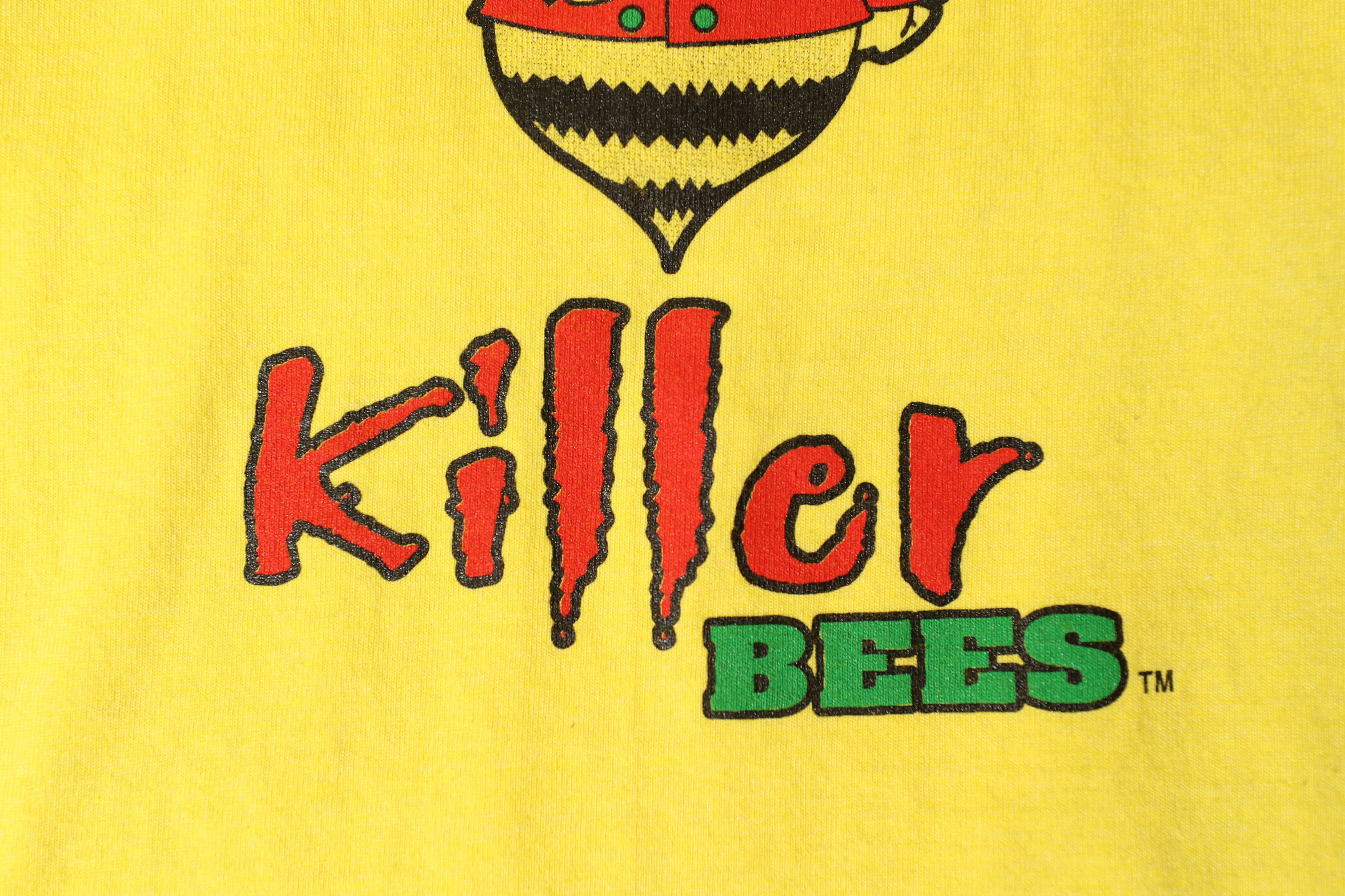 Fruit Of The Loom × Vintage Lien Games Killer Bees Vintage Single Stitch Tee (XL) Size US XL / EU 56 / 4 - 4 Thumbnail